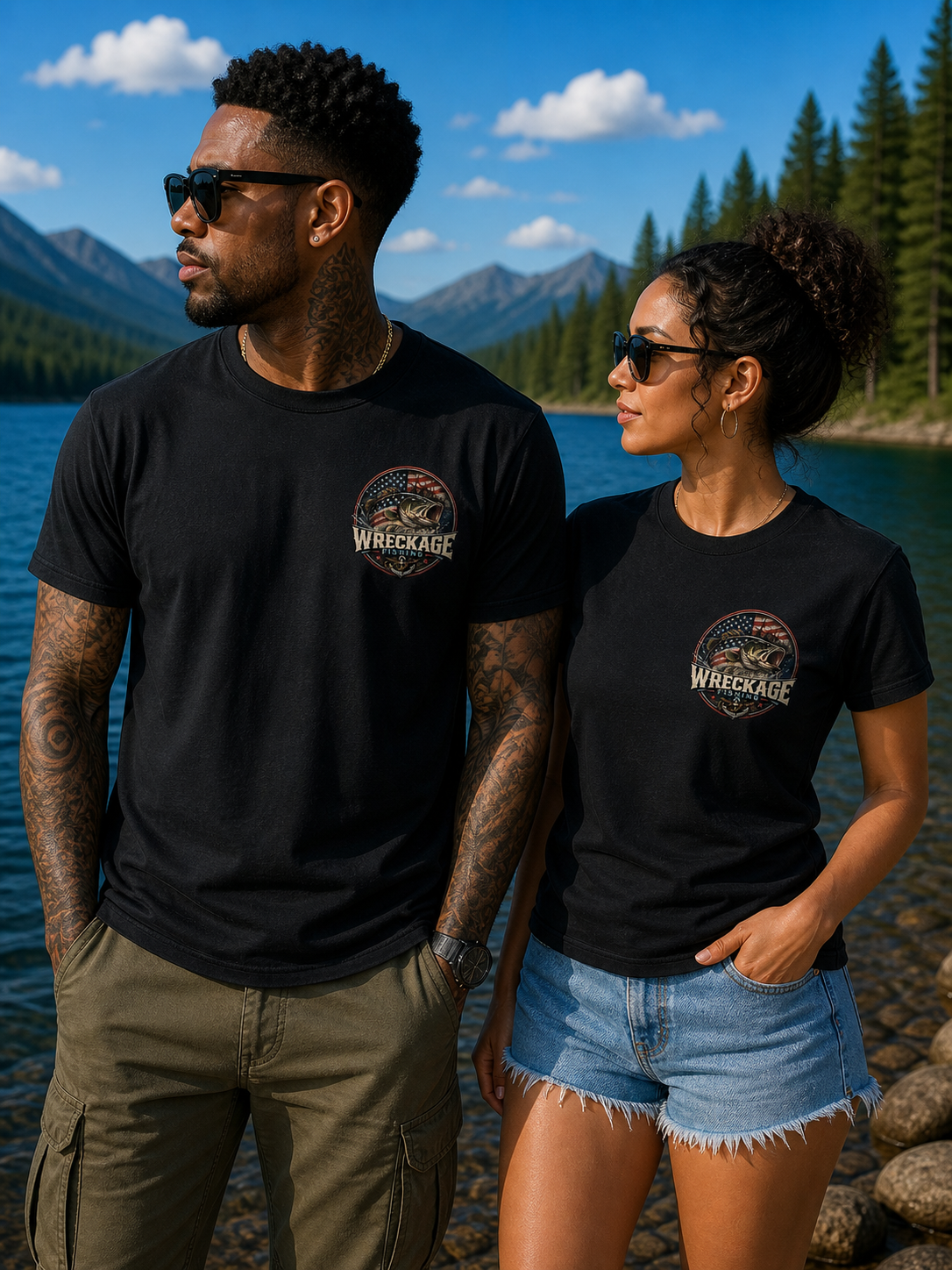 WF Patriotic Bass Tshirt Black front.png
