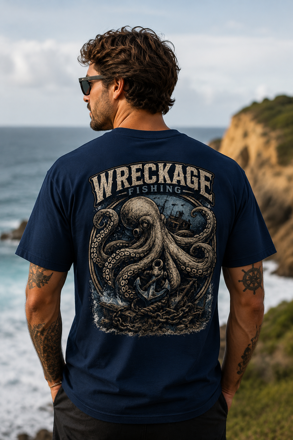 WF Octopus navy Shirt Back.png