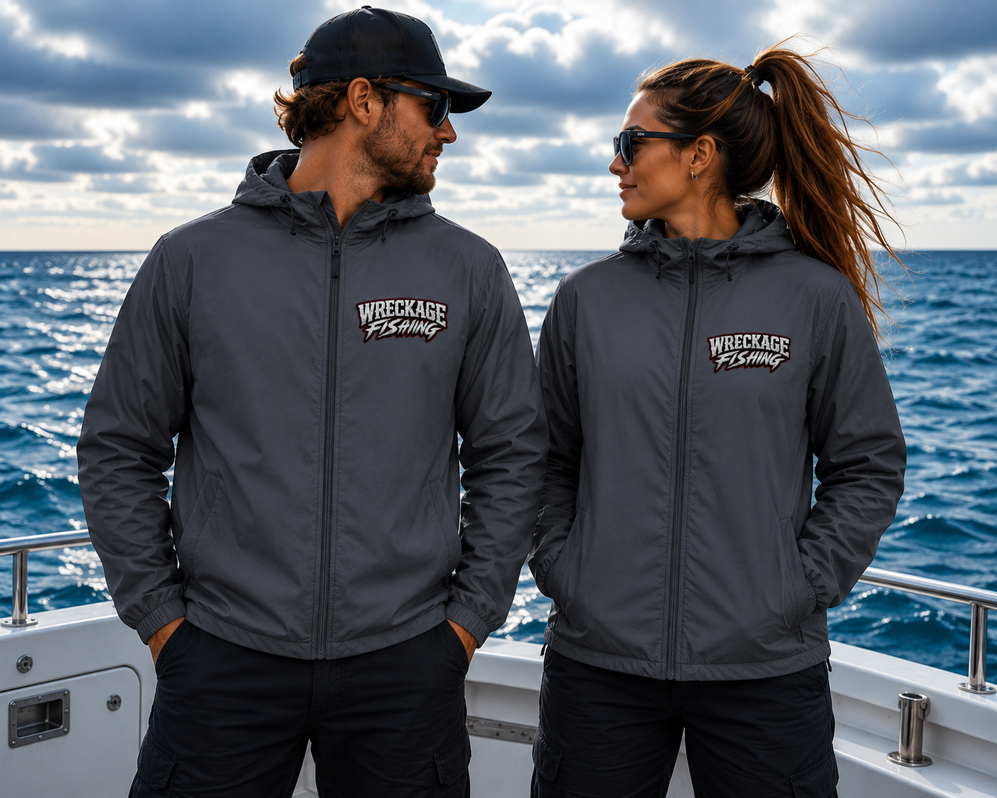 WF Shark Windbreaker graphite front.png
