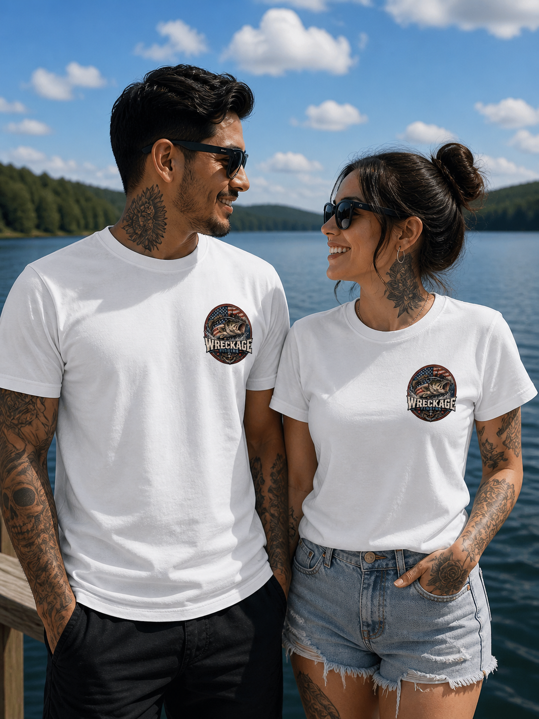 WF Patriotic Bass Tshirt white front.png