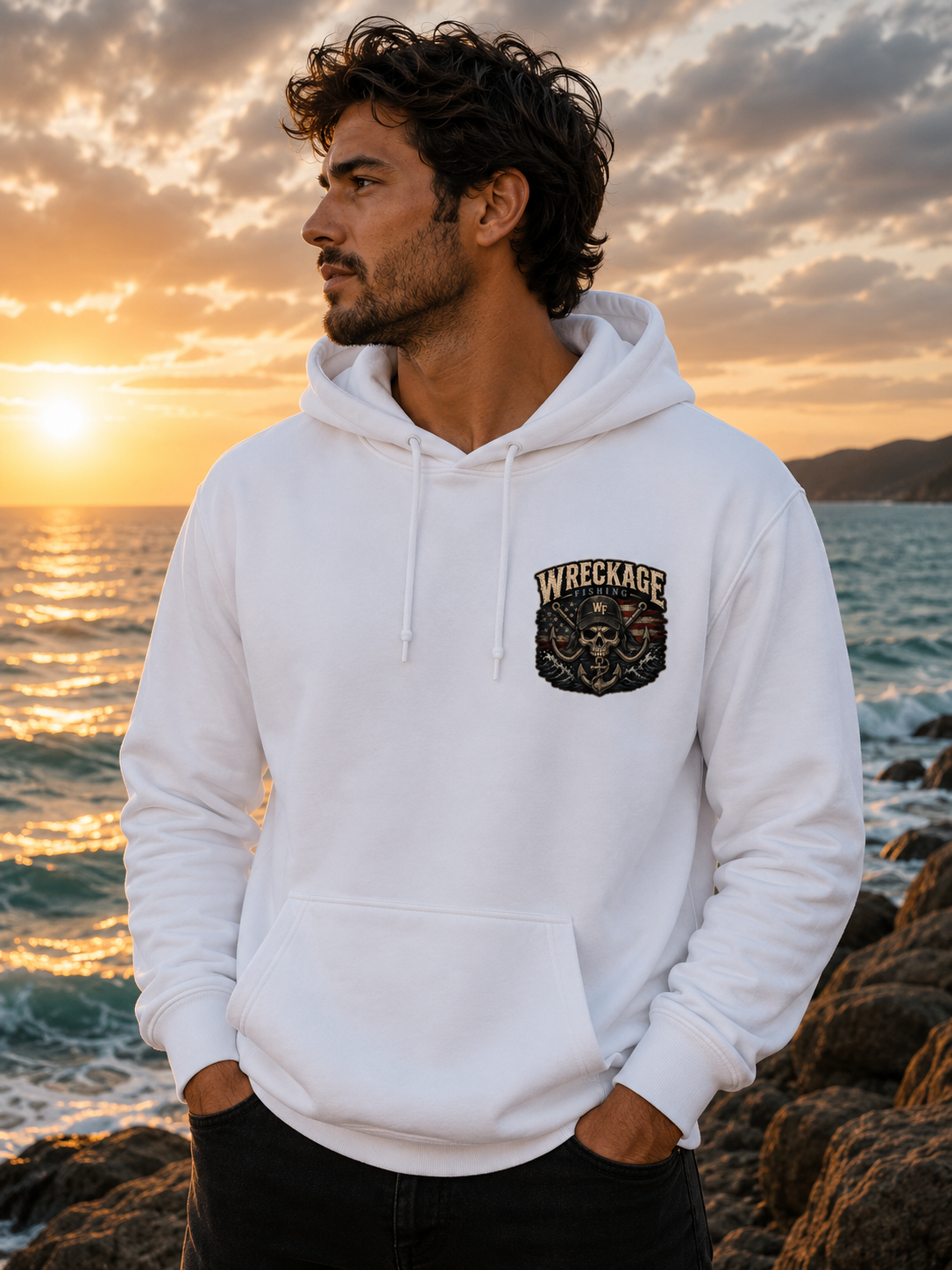 WF Hat and Skull Hoodie white front.png
