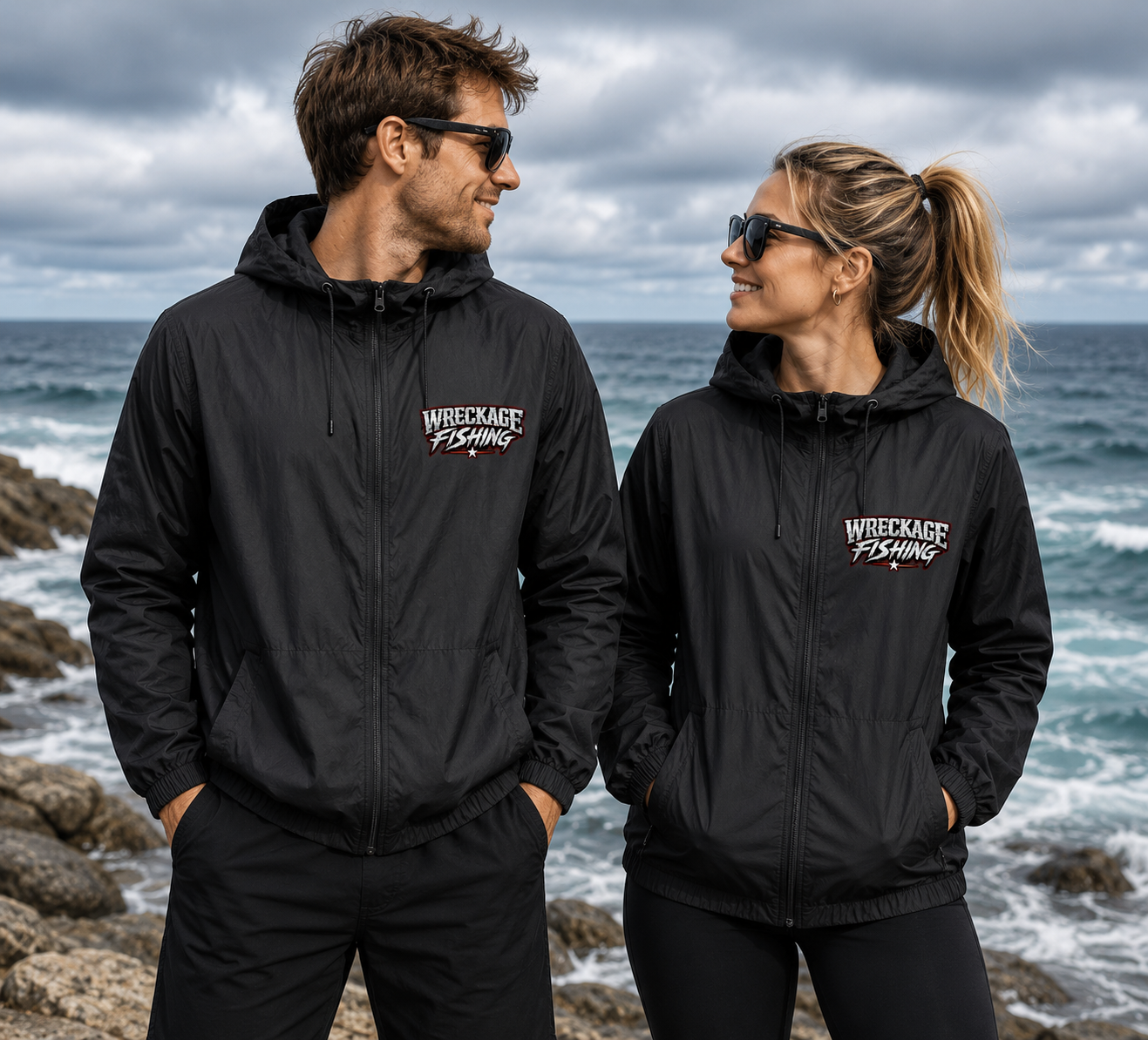 WF Patriotic Marlin Windbreaker Black front.png