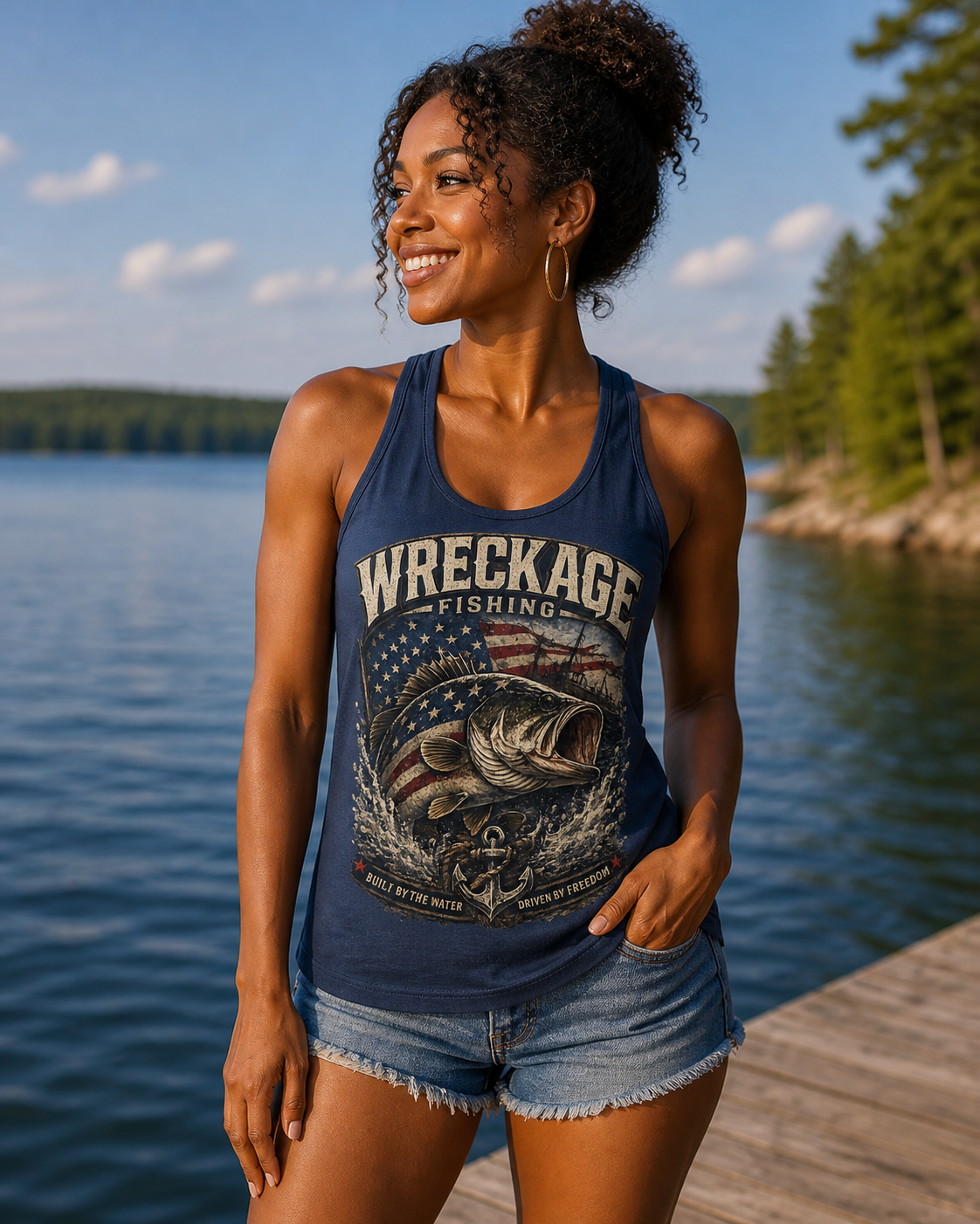 WF patriotic bass womens tank top indigo.png