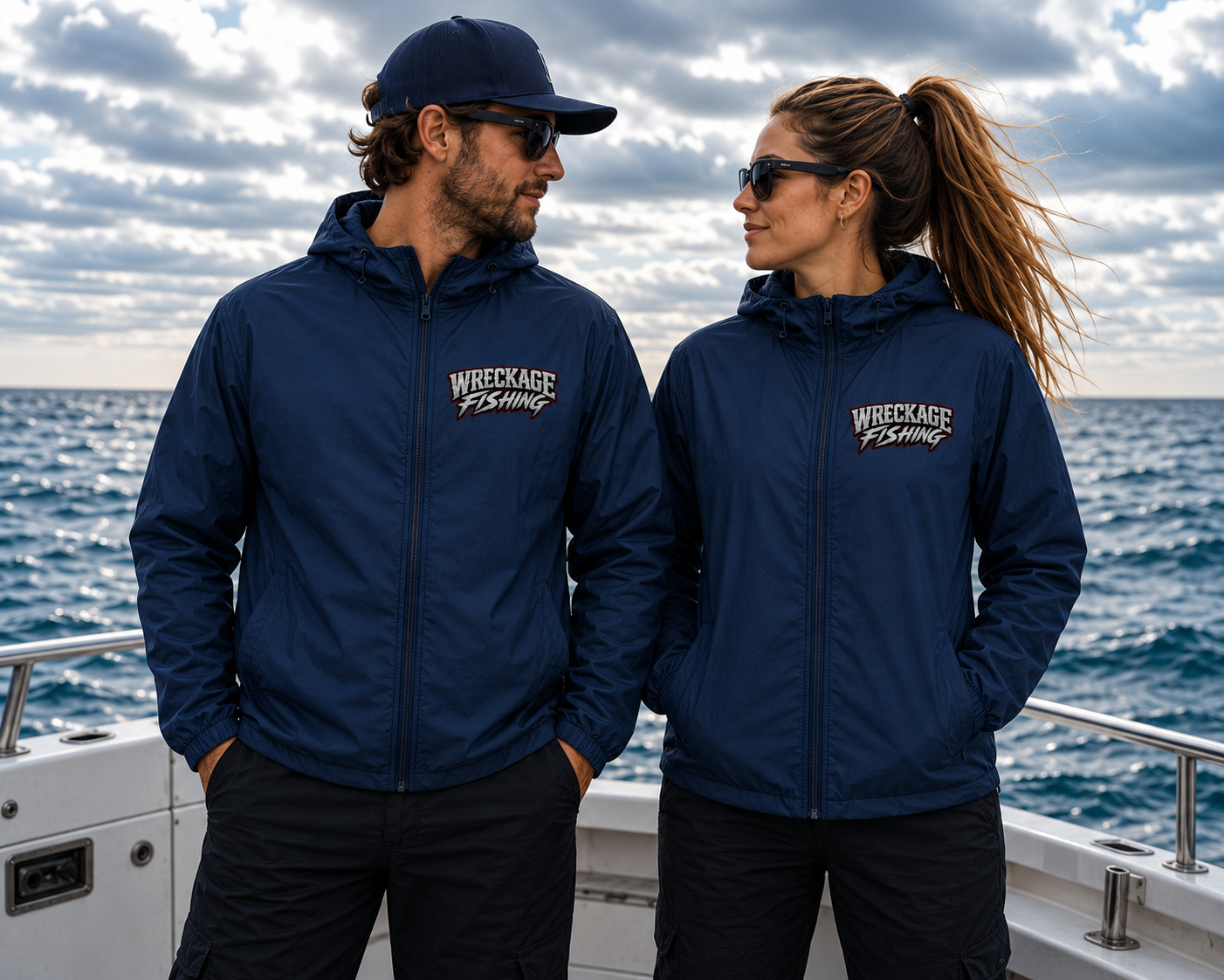 WF Shark Windbreaker classic navy front.png