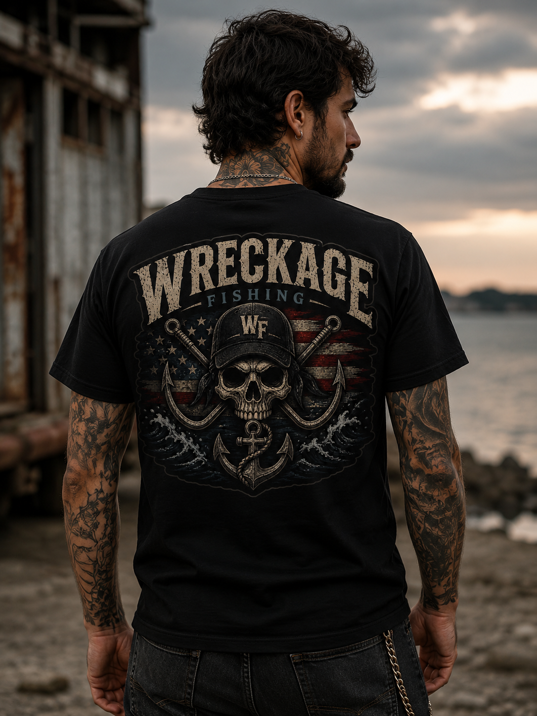 WF Hat and Skull Tshirt Black Back.png