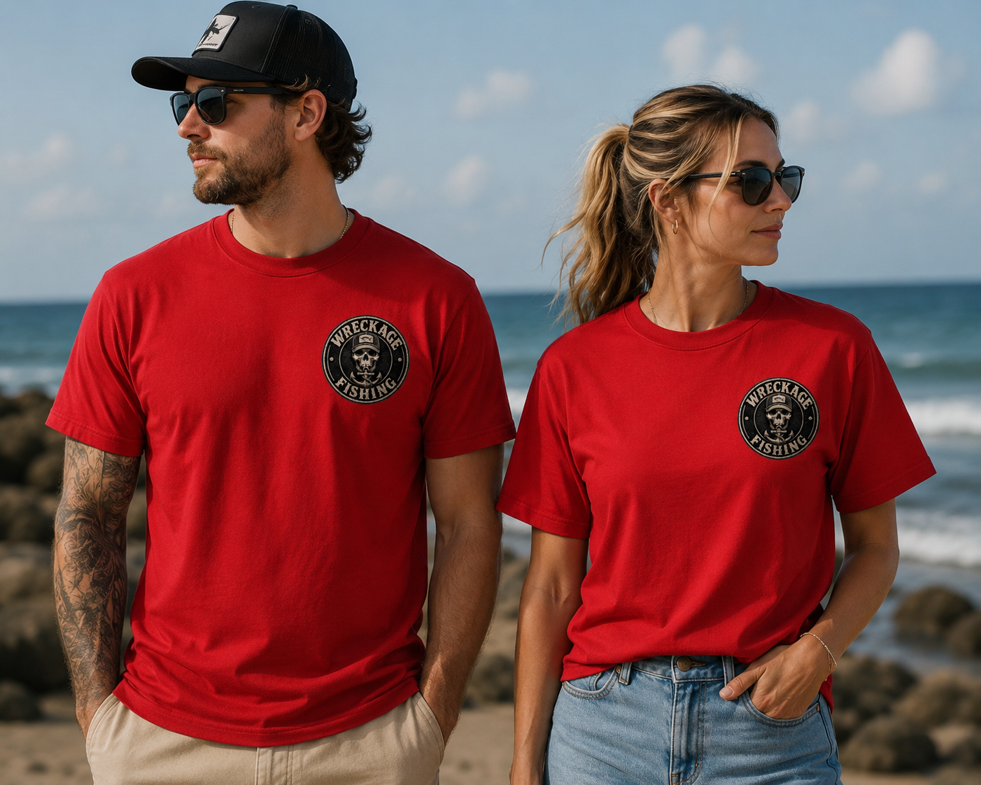 WF Black and Gray Skull Tshirt red front.png