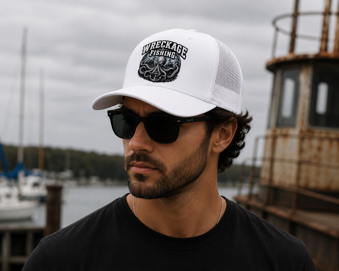 Wf Octopus Trucker hat white:white side.png