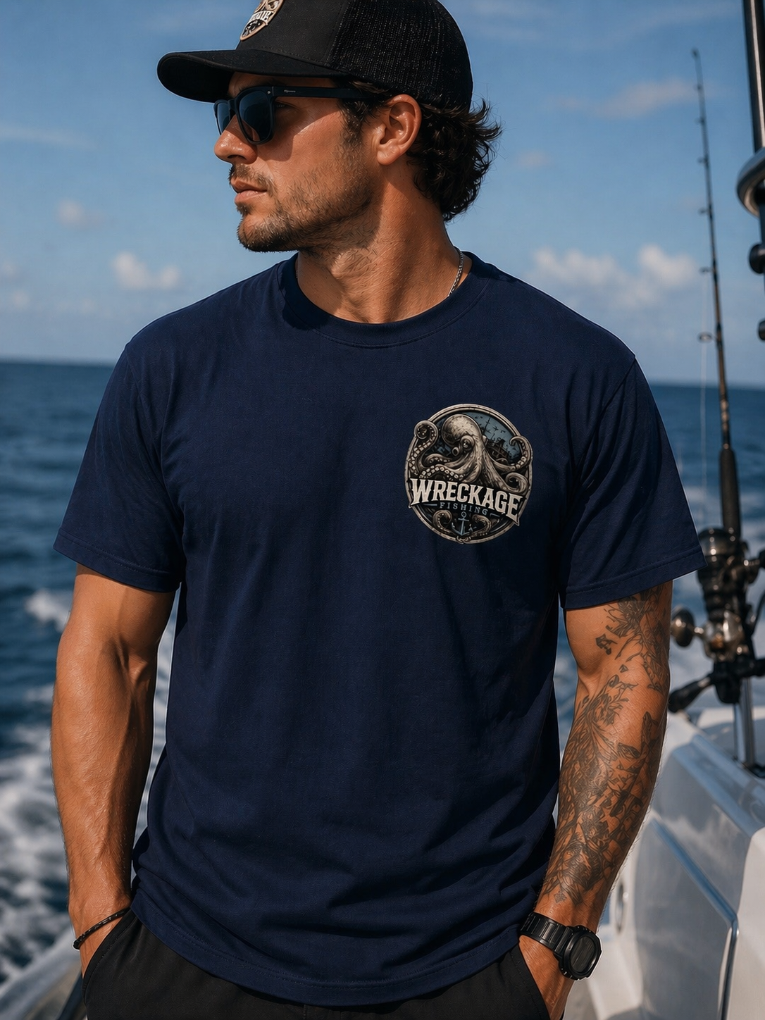 WF Octopus Navy Shirt Front.png