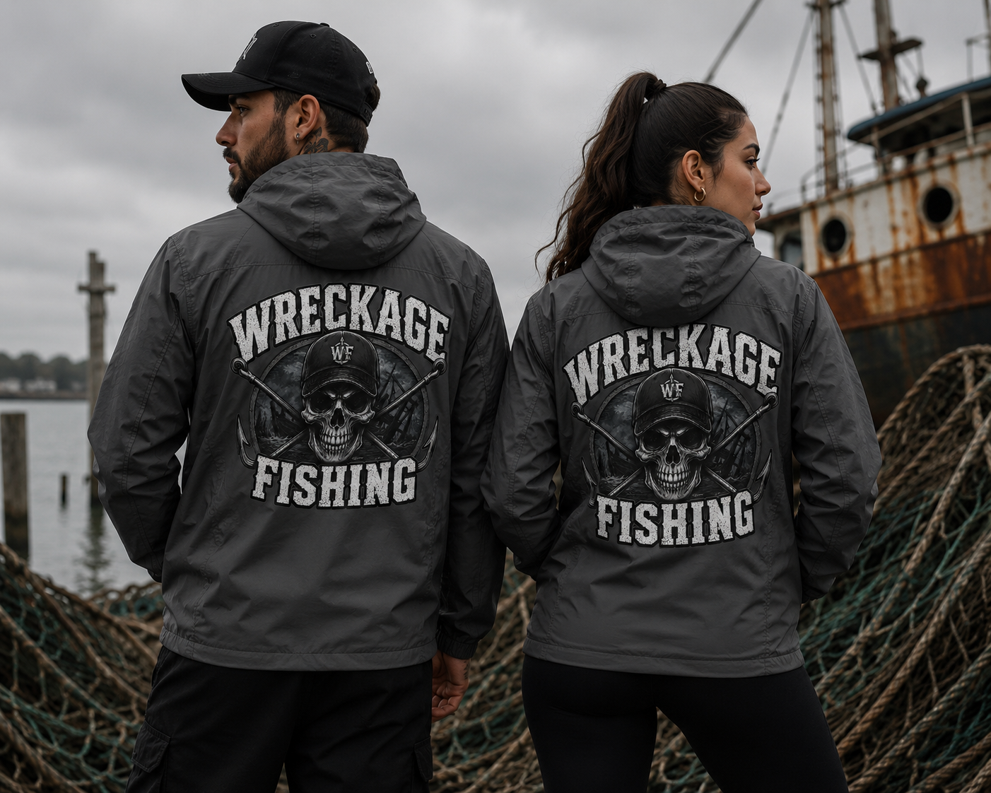 WF WF Skull Windbreaker graphite back.png