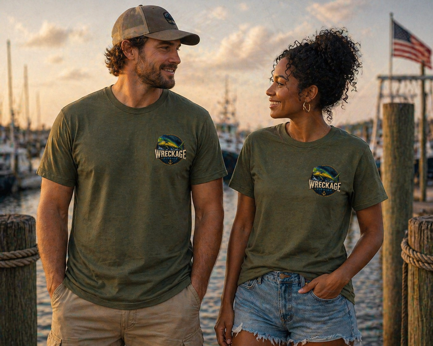 WF Dorado Tshirt MGreen Front.png