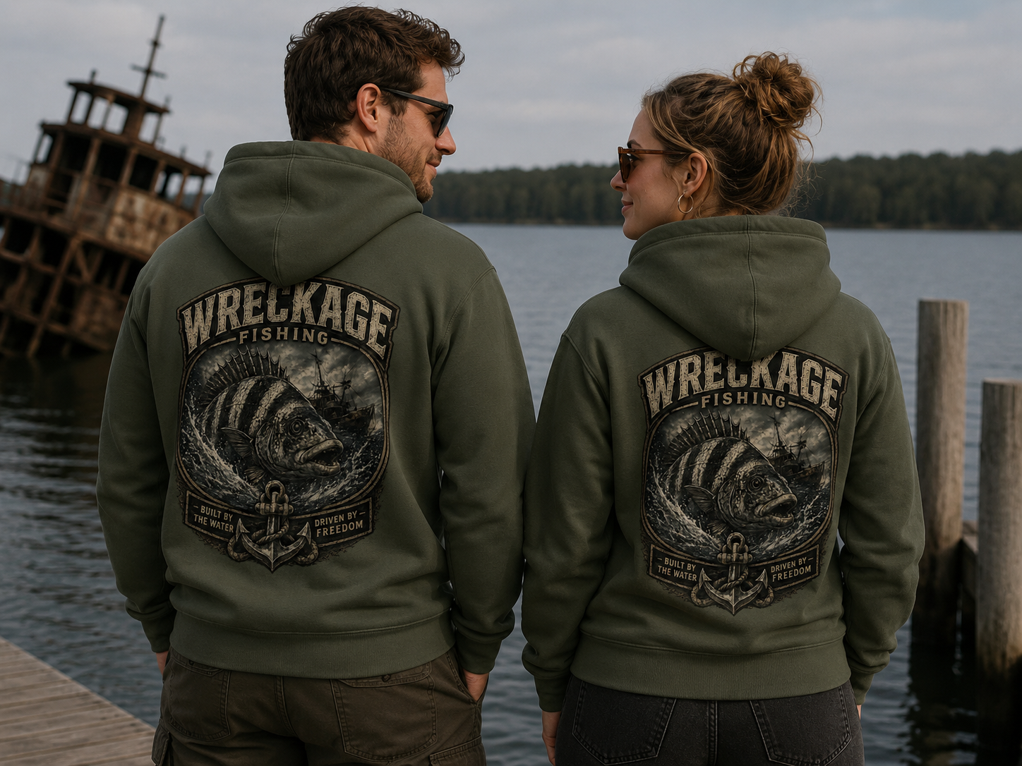 WF Sheepshead Hoodie mgreen Back.png