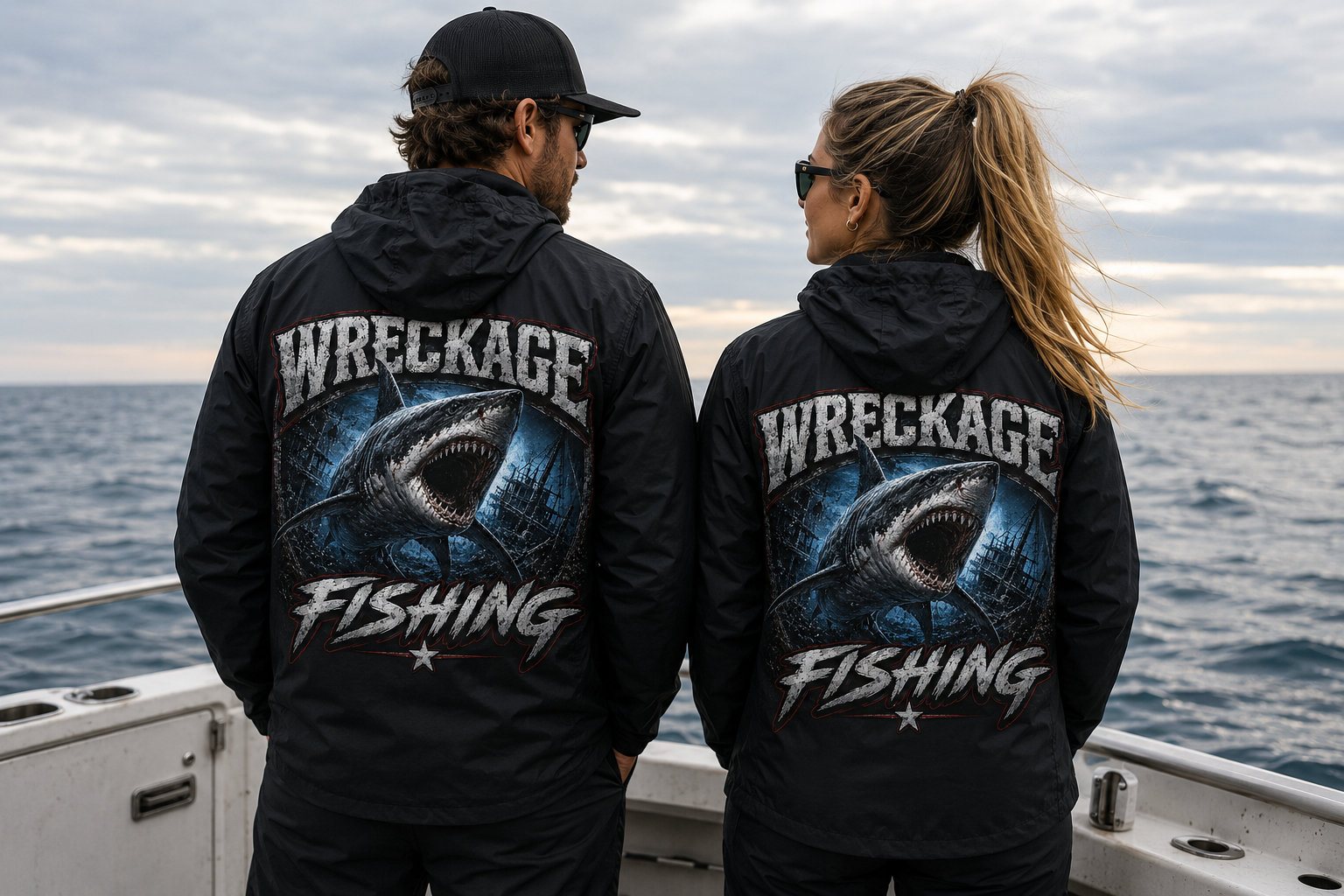 WF Shark Windbreaker black back.png