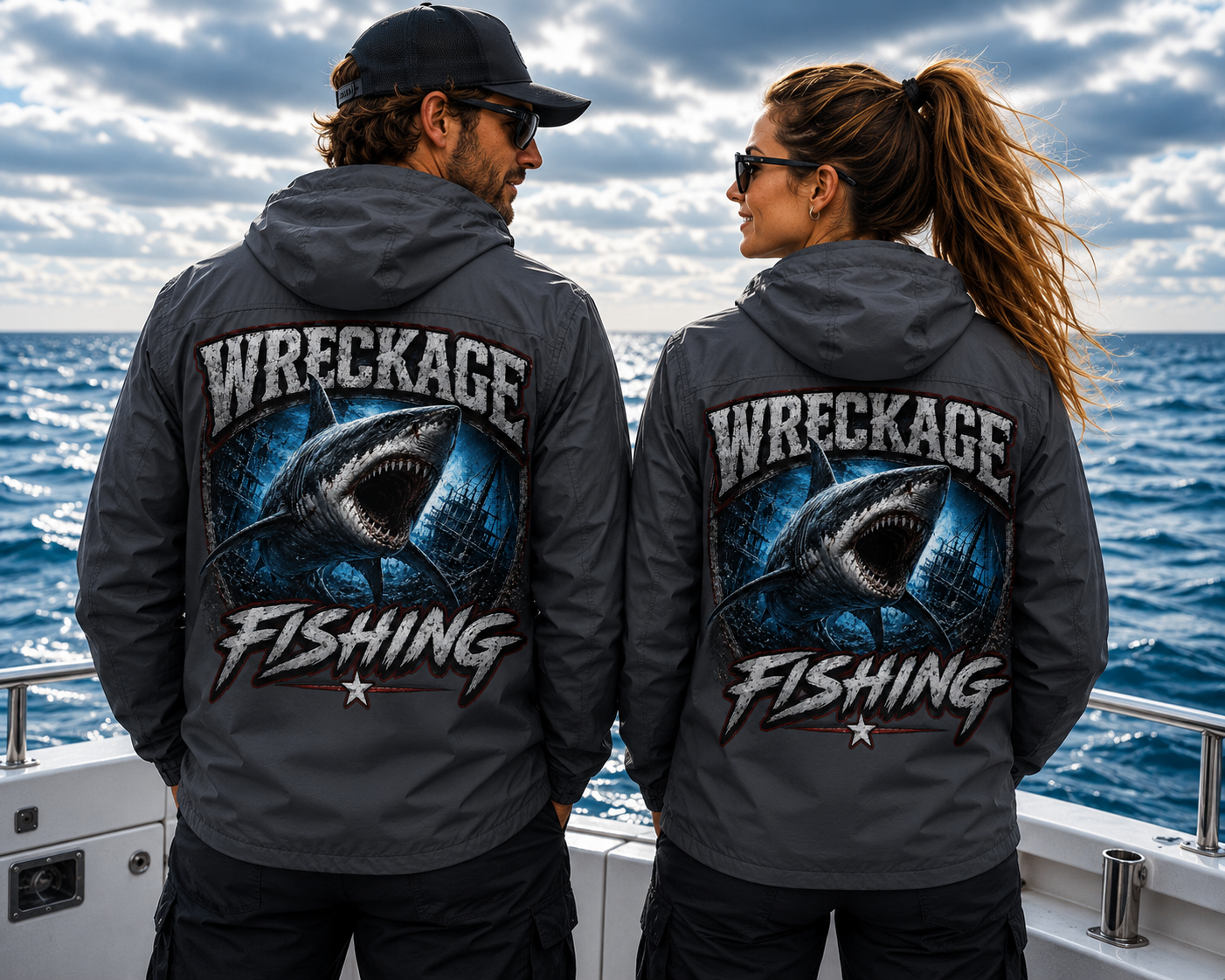 WF Shark Windbreaker graphite back.png