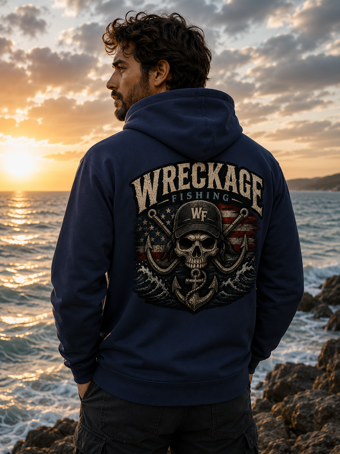 WF Hat and Skull Hoodie navy back.png