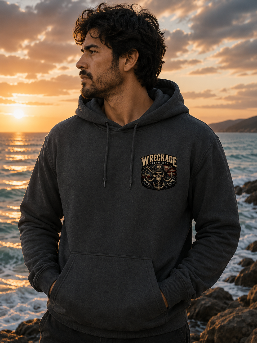WF Hat and Skull Hoodie charcoal front.png