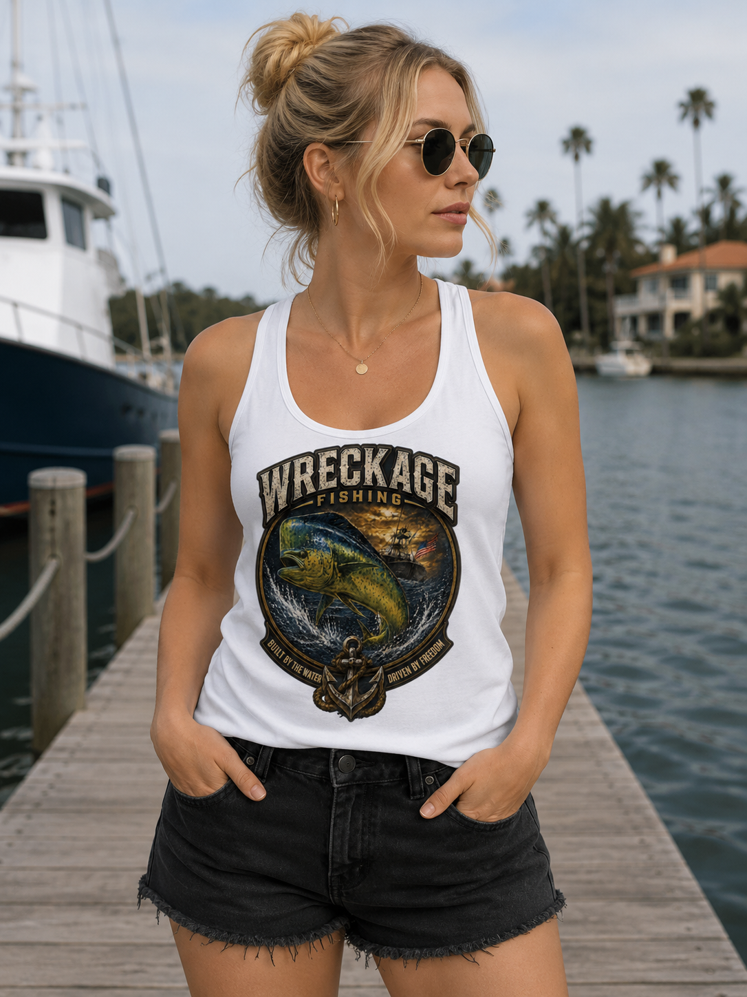 WF Dorado Womens Tank Top white.png