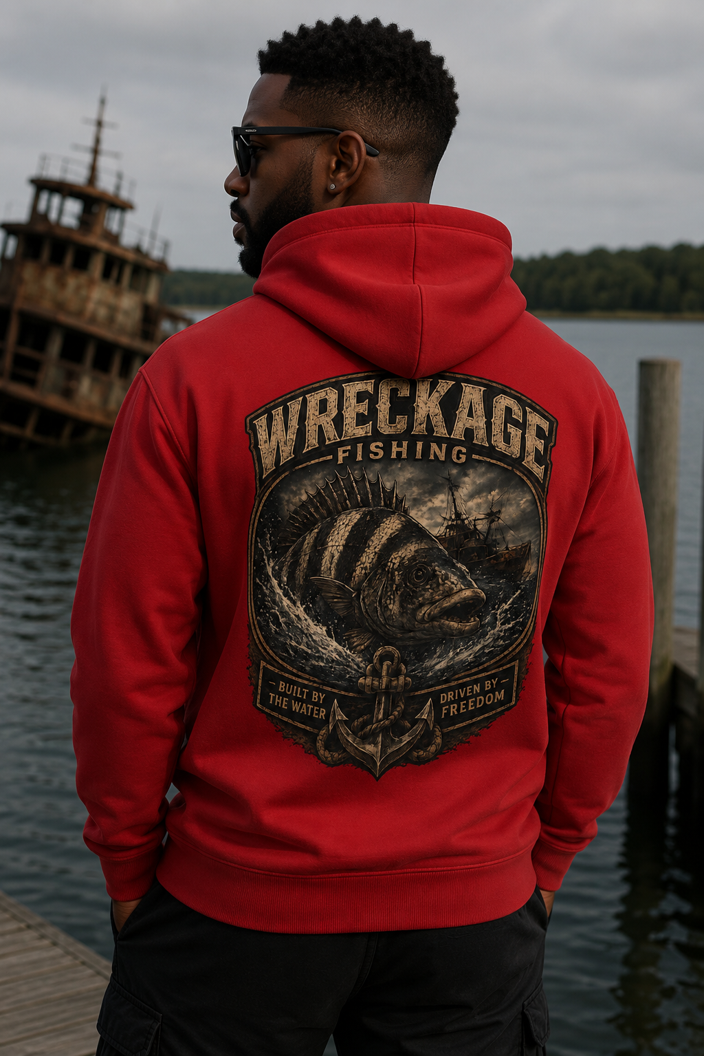 WF Sheepshead Hoodie red Back.png