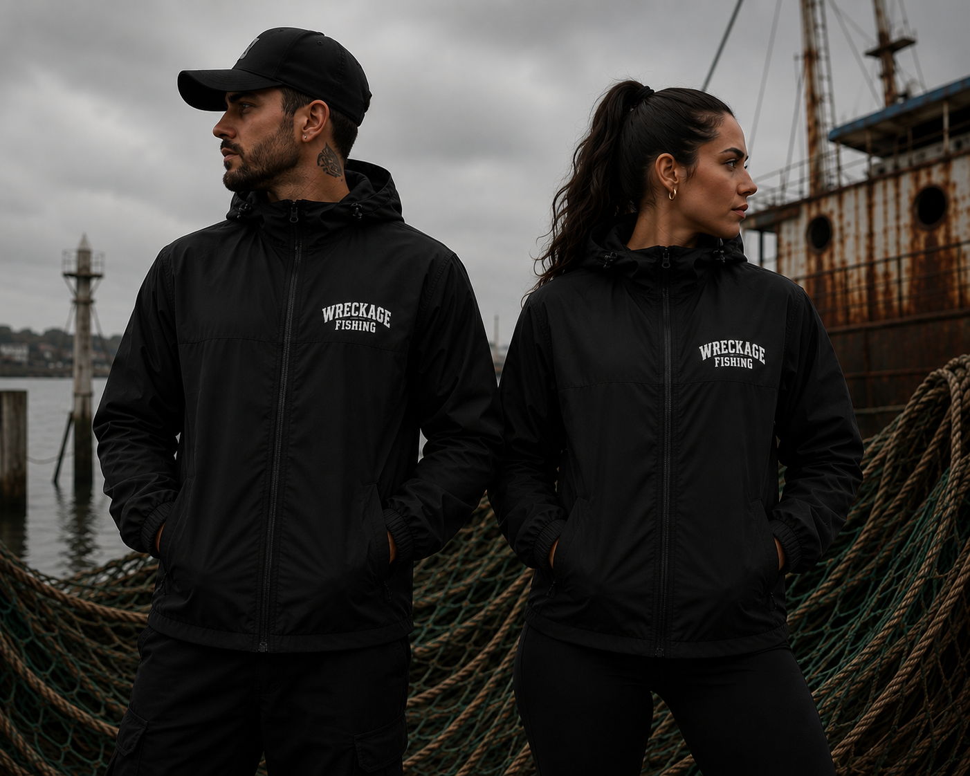 WF octopus Windbreaker Black front.png