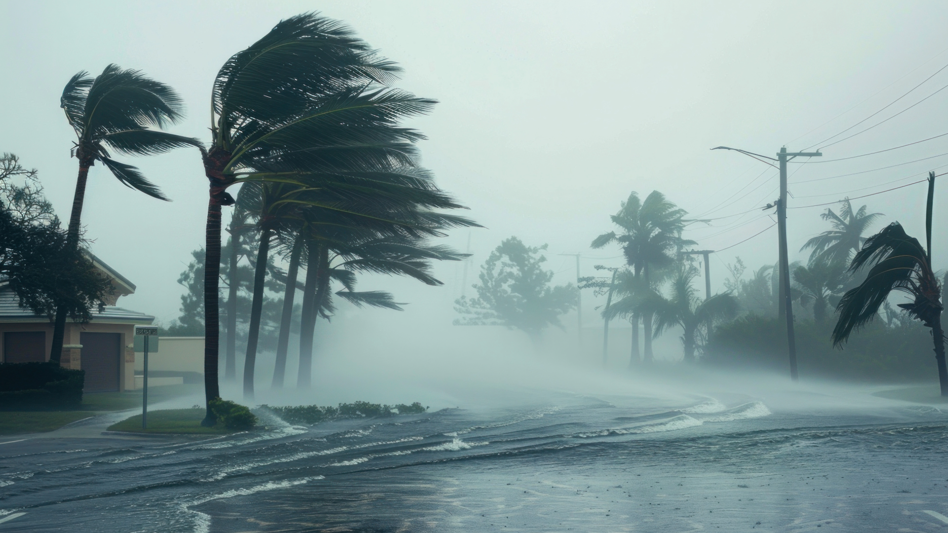 Stong hurricane winds