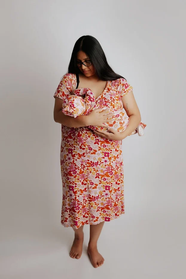 Flower Maternity Gowns.webp