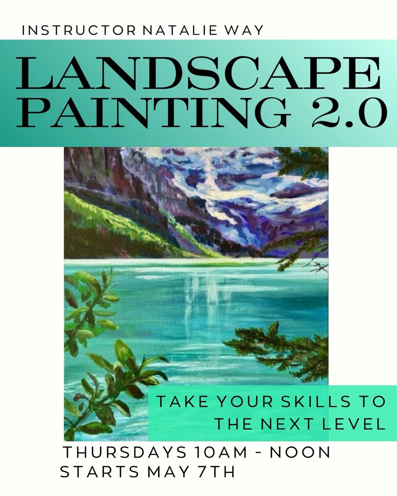 Take your painting to the next level. Still spots available!  Sign up at www.the-artdepartment.ca