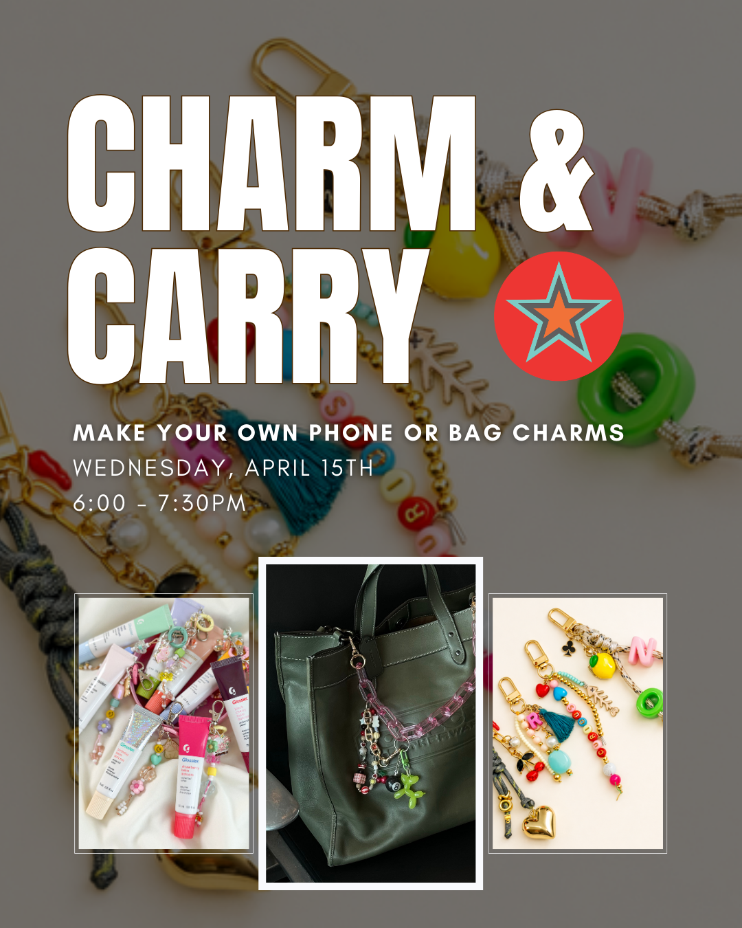 Bag Charm Workshop Tsawwassen BC