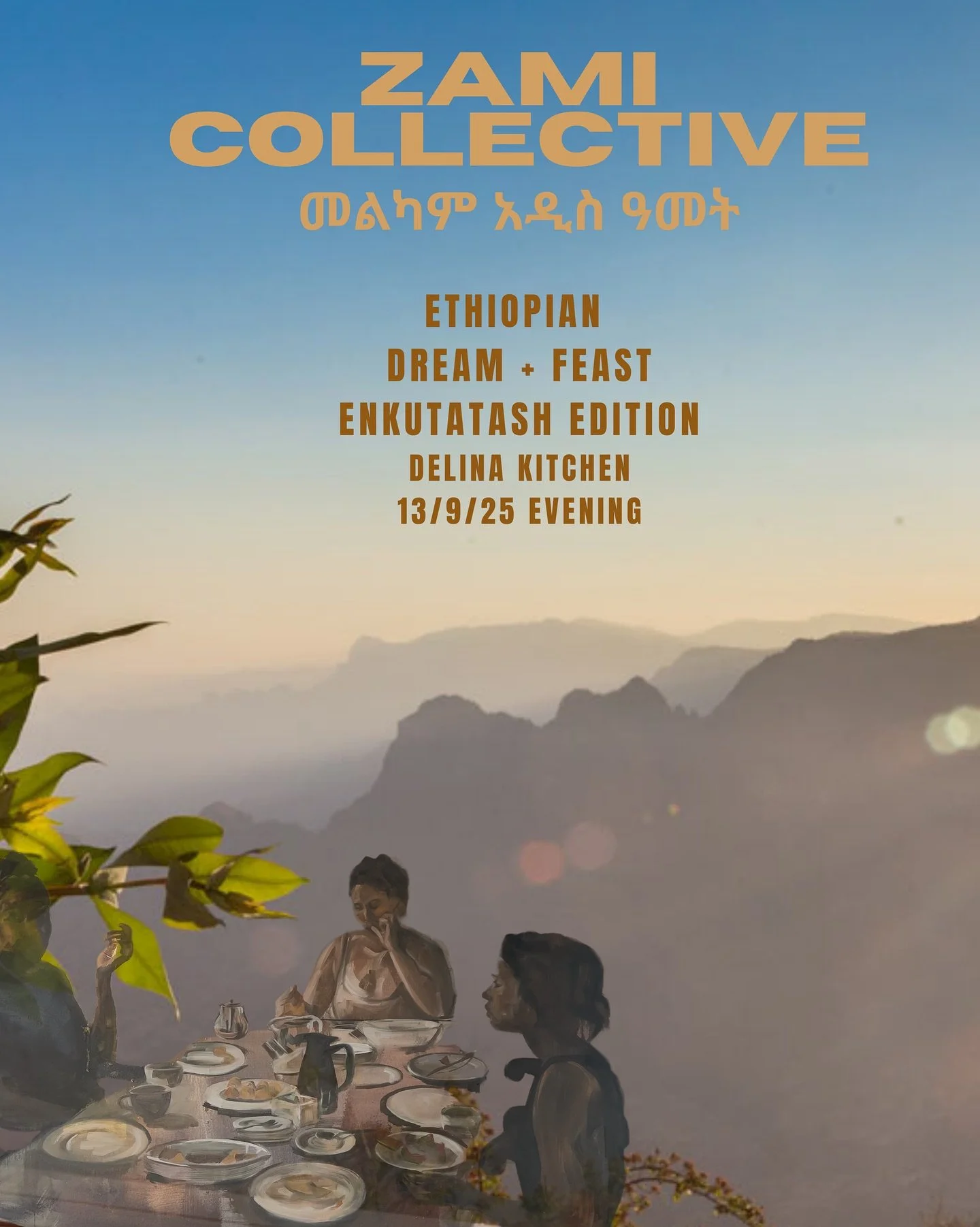 Celebrate Enkutatash &mdash; Ethiopian New Year with us!✨
 Join Zami Collective for a magical evening of dream-mapping &amp; Ethiopian feasting 💭🍲
🗓️ Sat 13th Sept Evening
📍 DELINA, Shepherds Bush Market 🎟️ Tickets at Zami Collective&rsquo;s Com
