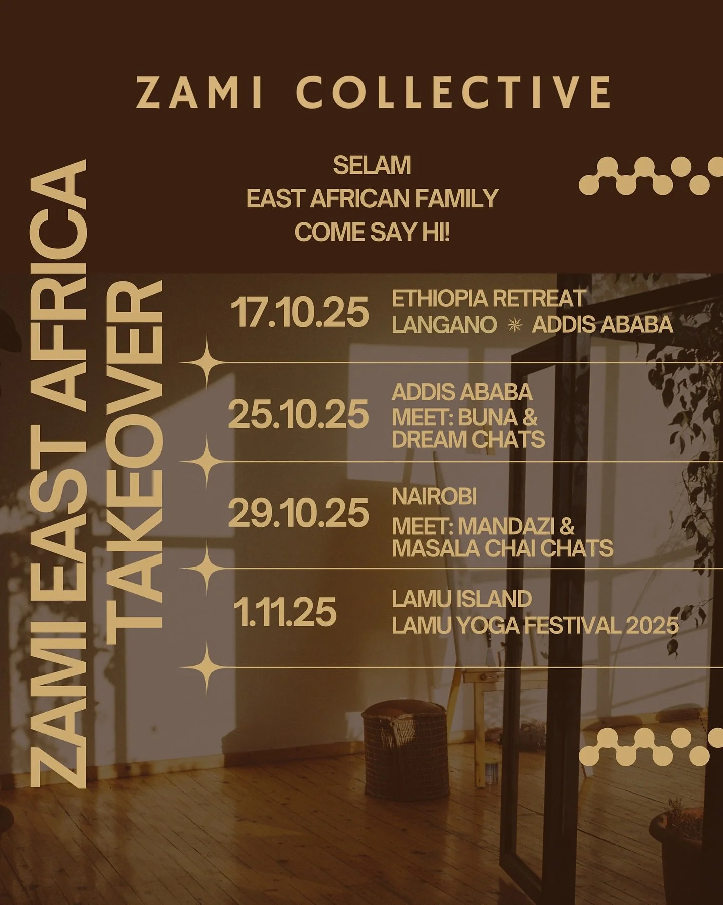 Zami Collective is headed to East Africa for our annual spring tour! In the neighbourhood? Give us a shout and drop us a message! Let&rsquo;s meet for a cuppa, buna, shai&hellip;

🇪🇹 Ethiopia fam - we&rsquo;ll be in the +251 neighbourhood this Octo