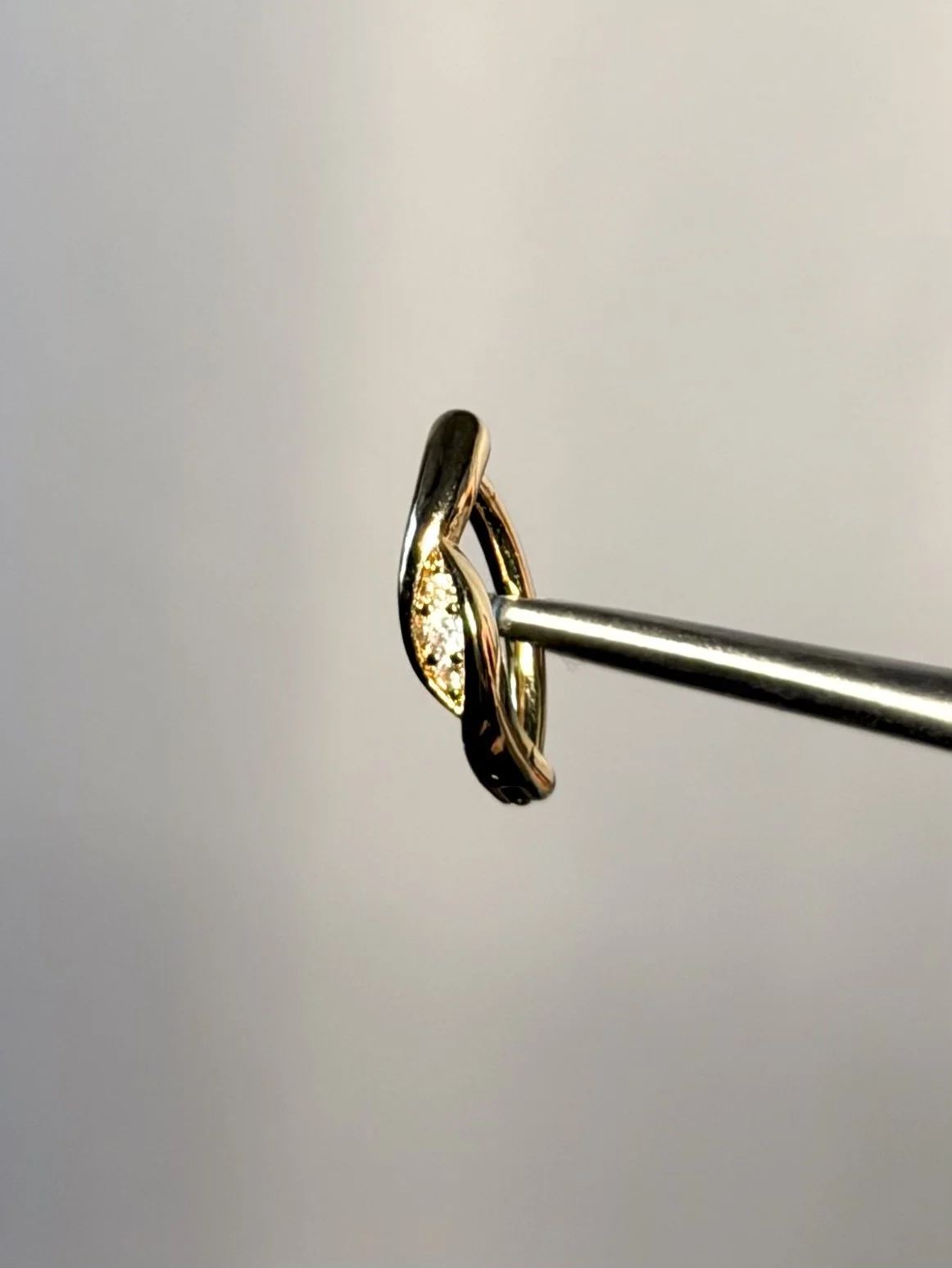 hinged/clicker navel barbell jewelry upgrade gold