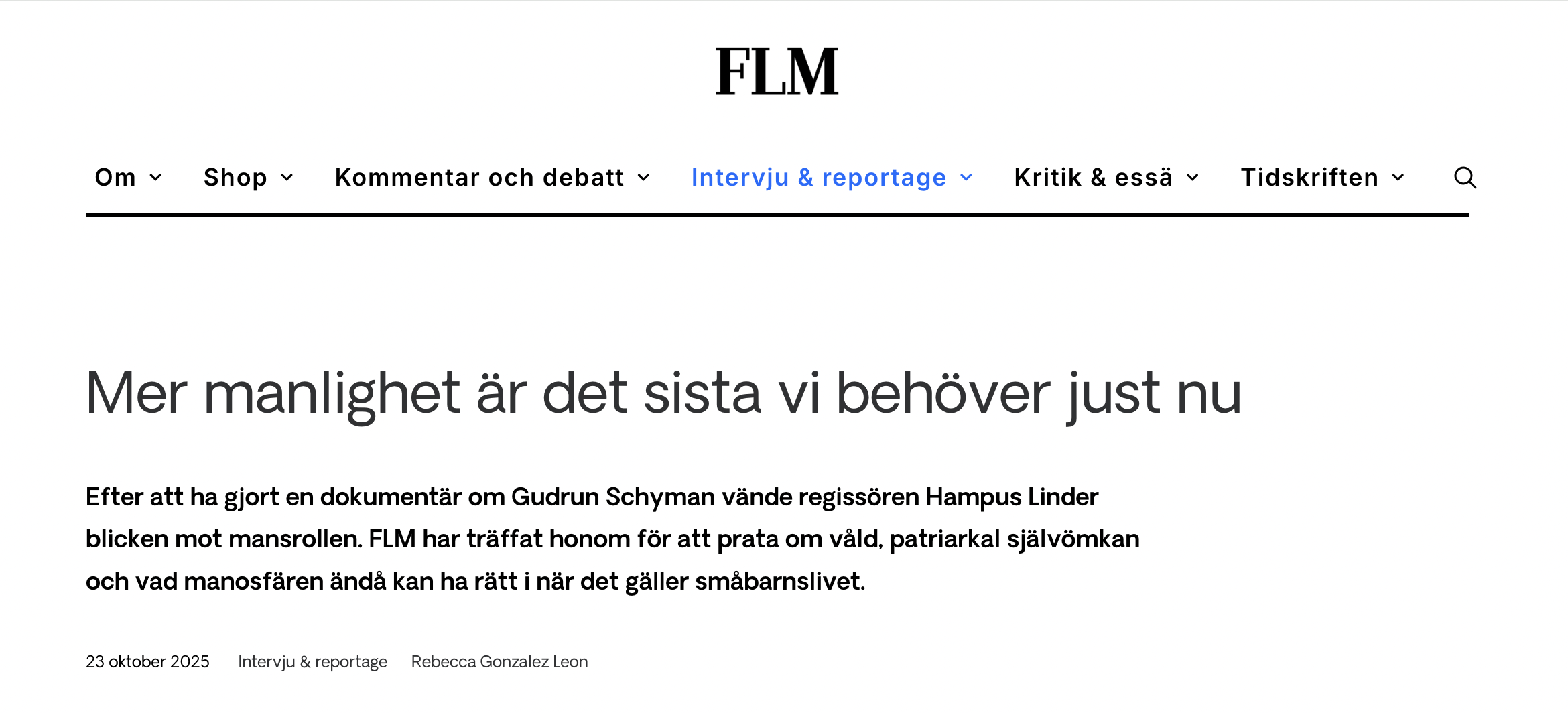 Intervju FLM