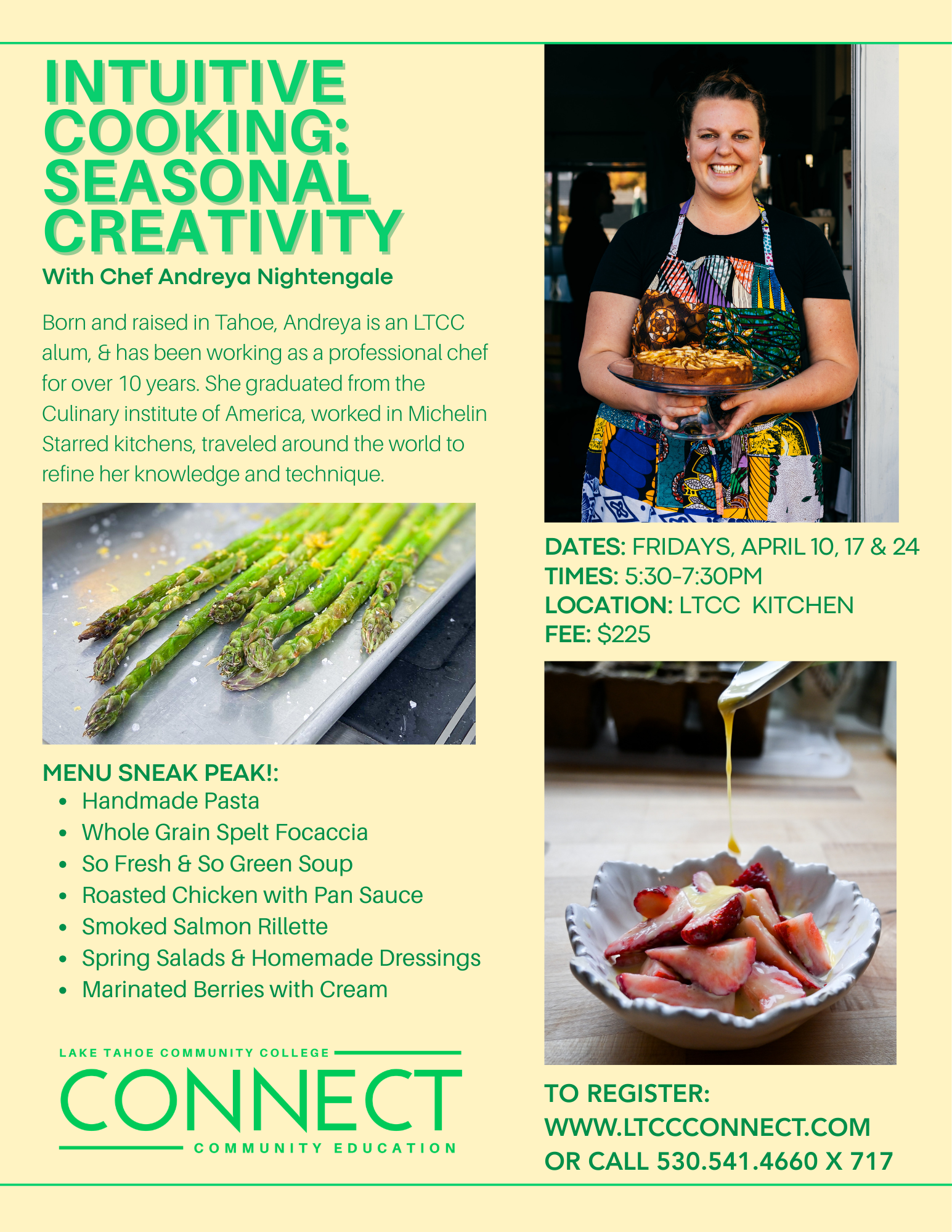 Seasonal Cooking Class with LTCC Connect 