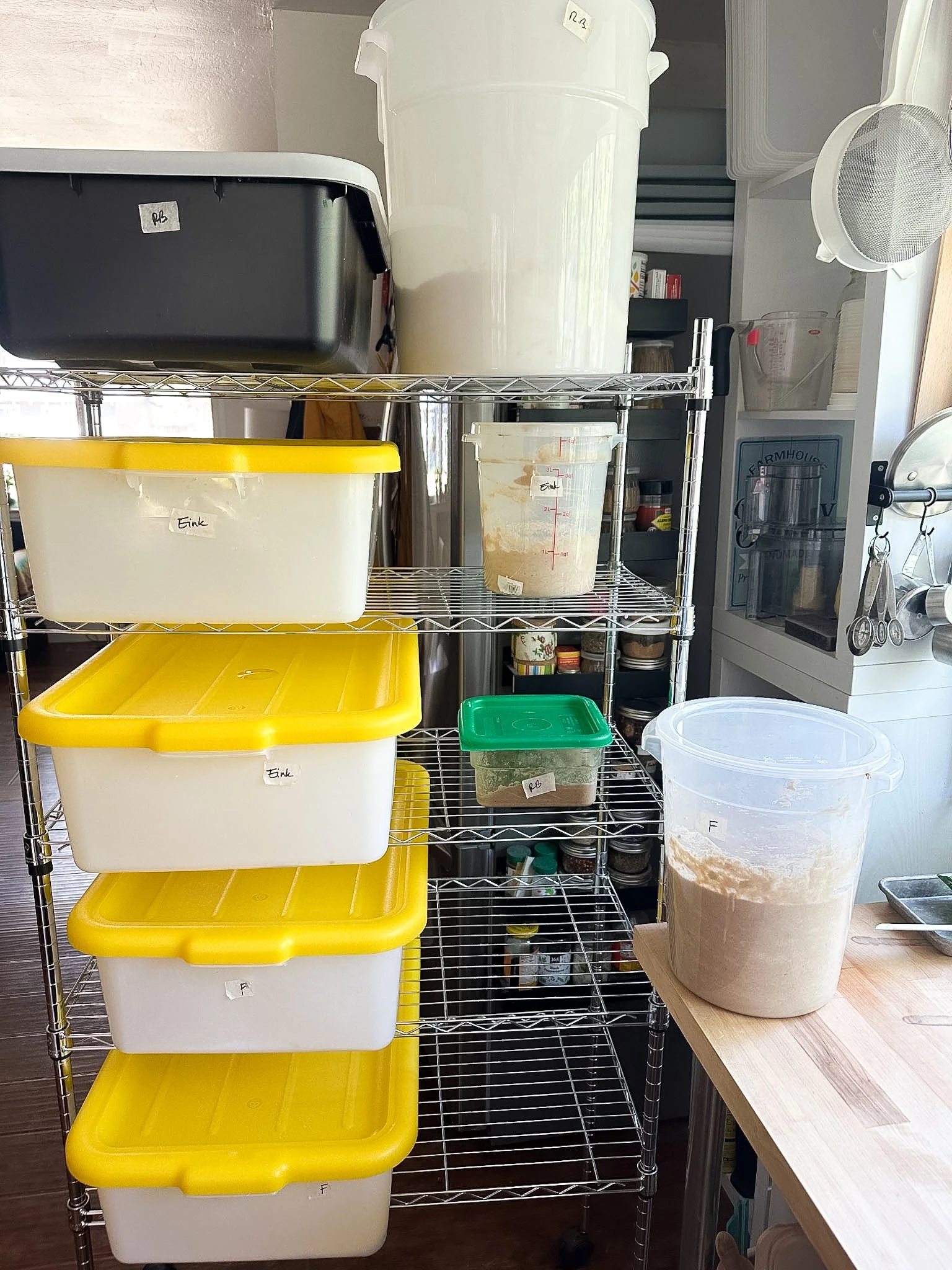 Bake Day at the Brot Blume kitchen
