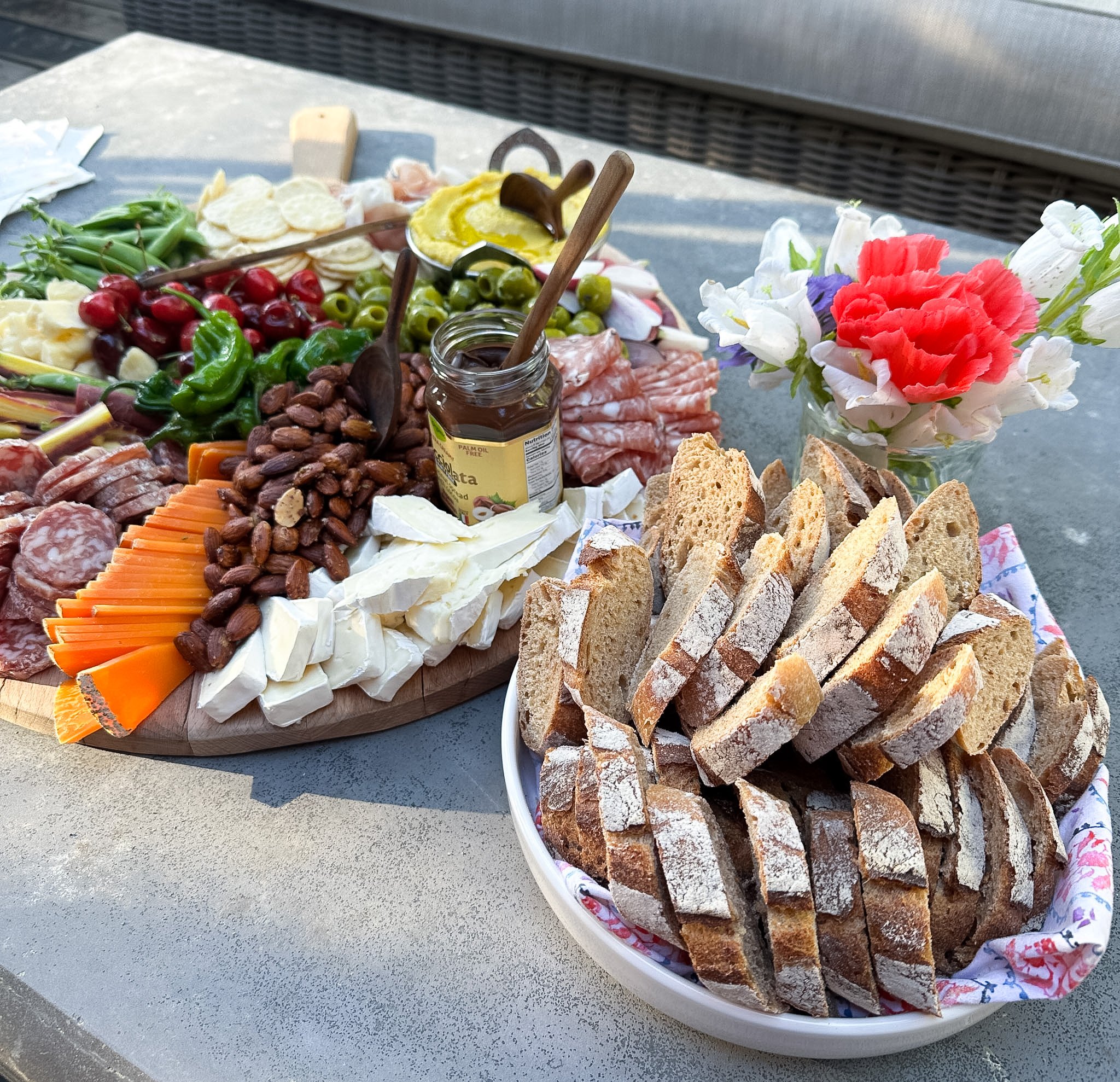 Brot Blume Sourdough at a Mortar Pestle Cooking event in Lake Tahoe