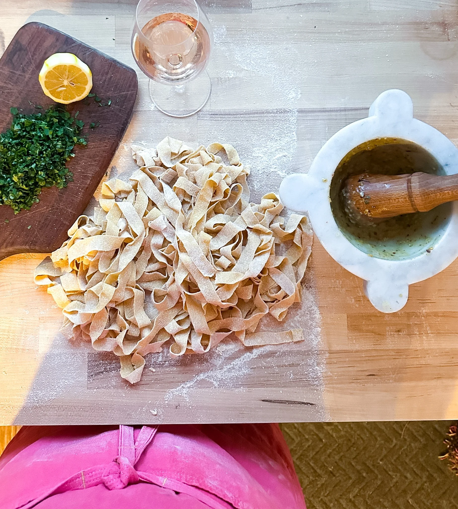 Handmade Paparadelle Pasta
