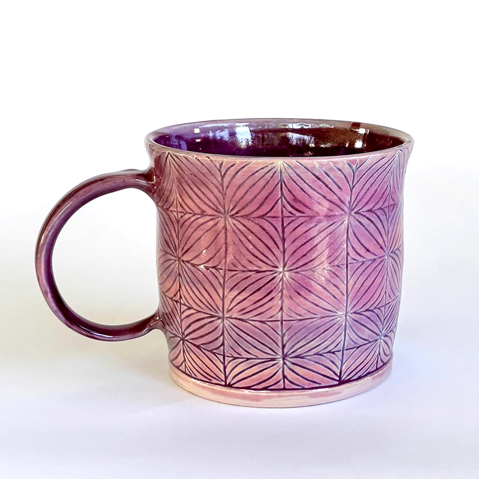 20 oz Hand Carved Mug