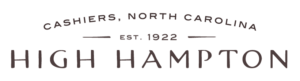 Text graphic with the words 'Gamer, North Carolina', 'Est. 1922', and 'High Hampton' in a vintage style.