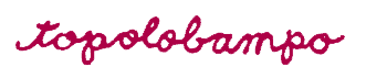 Pink cursive text reading 'topolabampo'