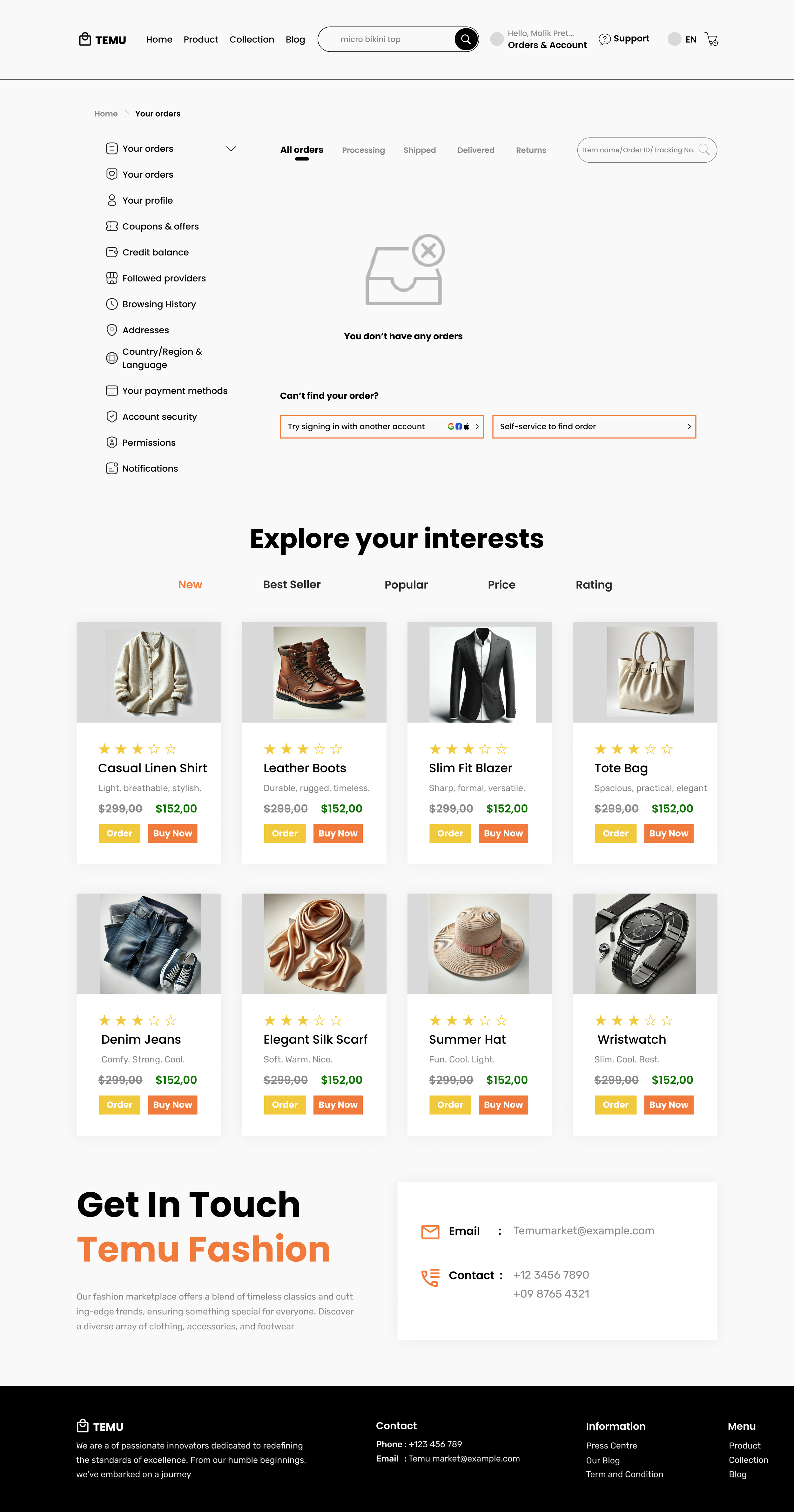 MARKY - Fashion Shop Landing Page.png