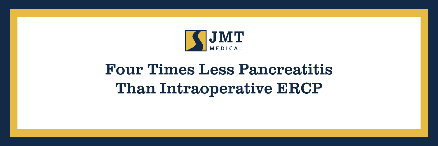 Four Times Less Pancreatitis Than Intraoperative ERCP
