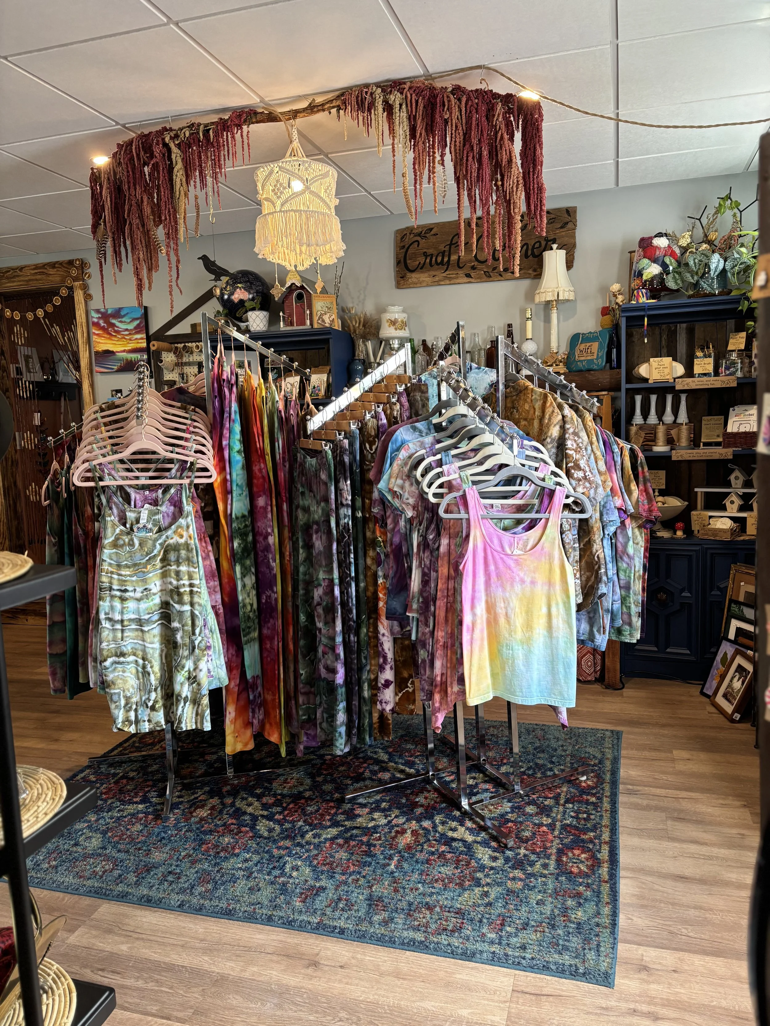 Pop-Up Shop With Dragonfly Dye Studio