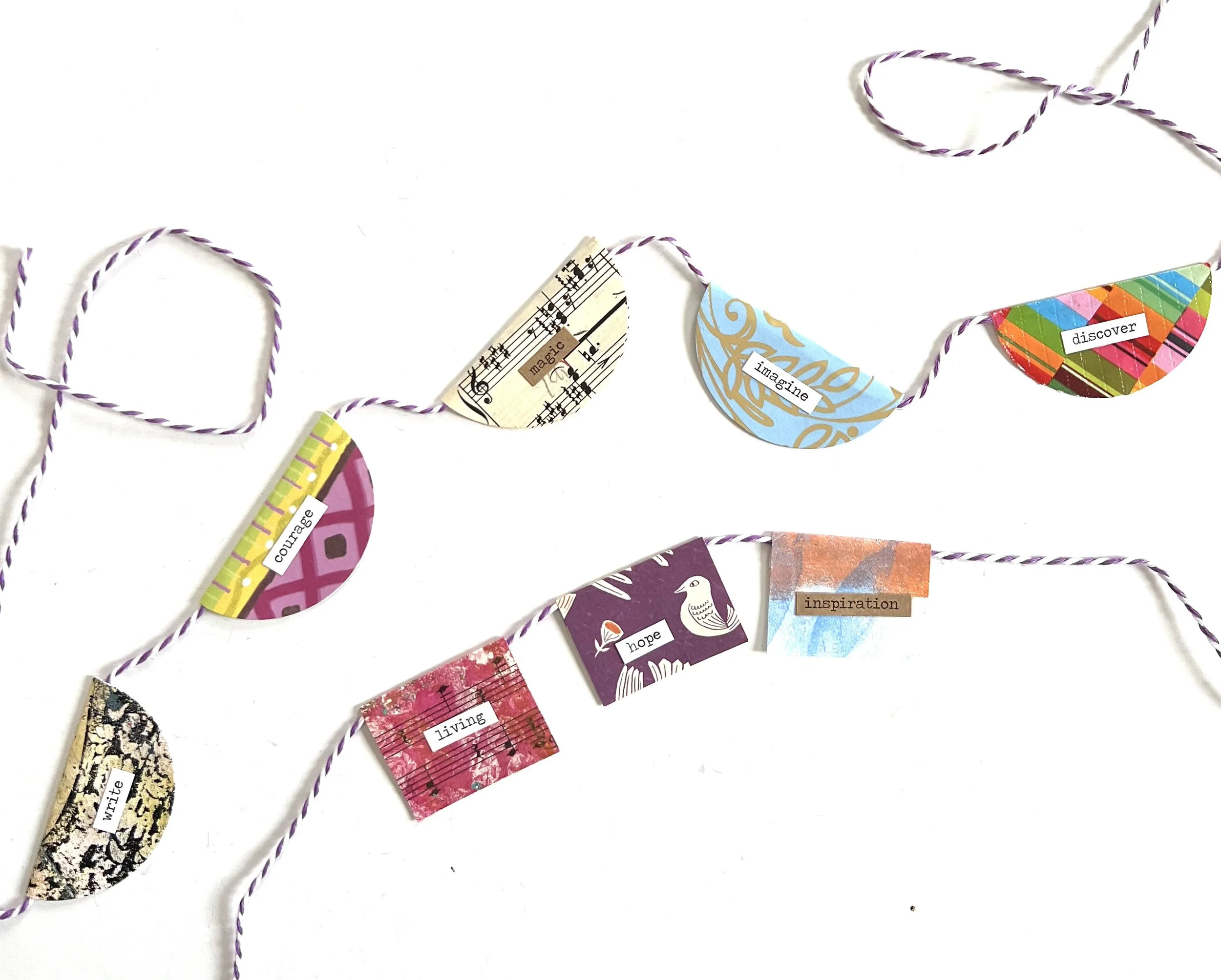 Inspirational Word Garland