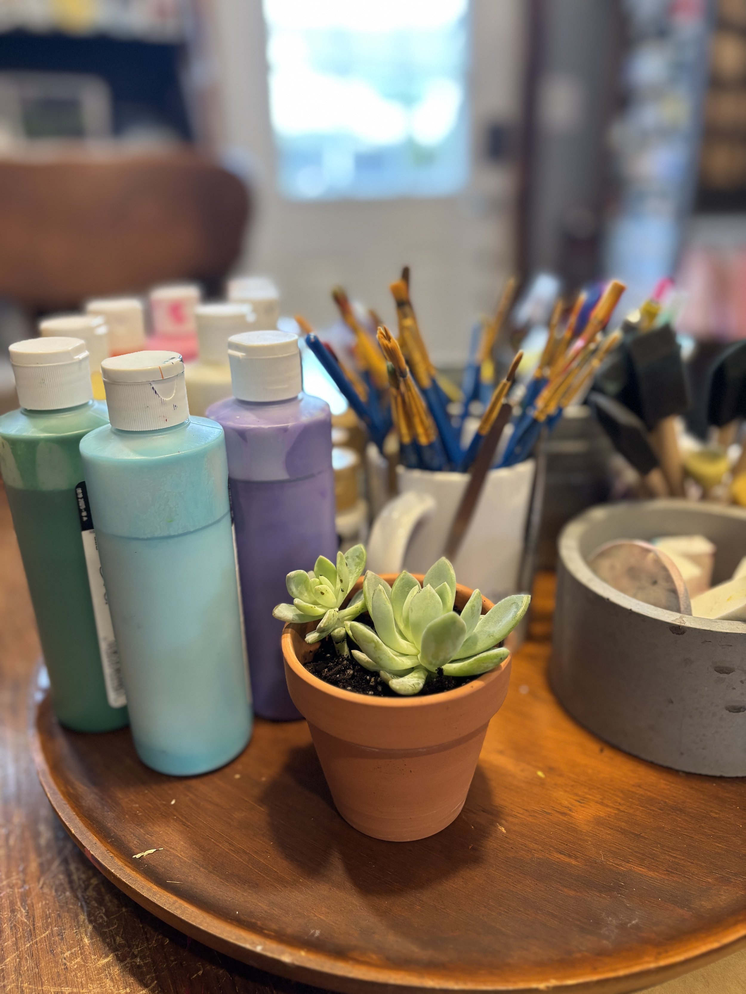 Paint and Pot Night with Side Garden