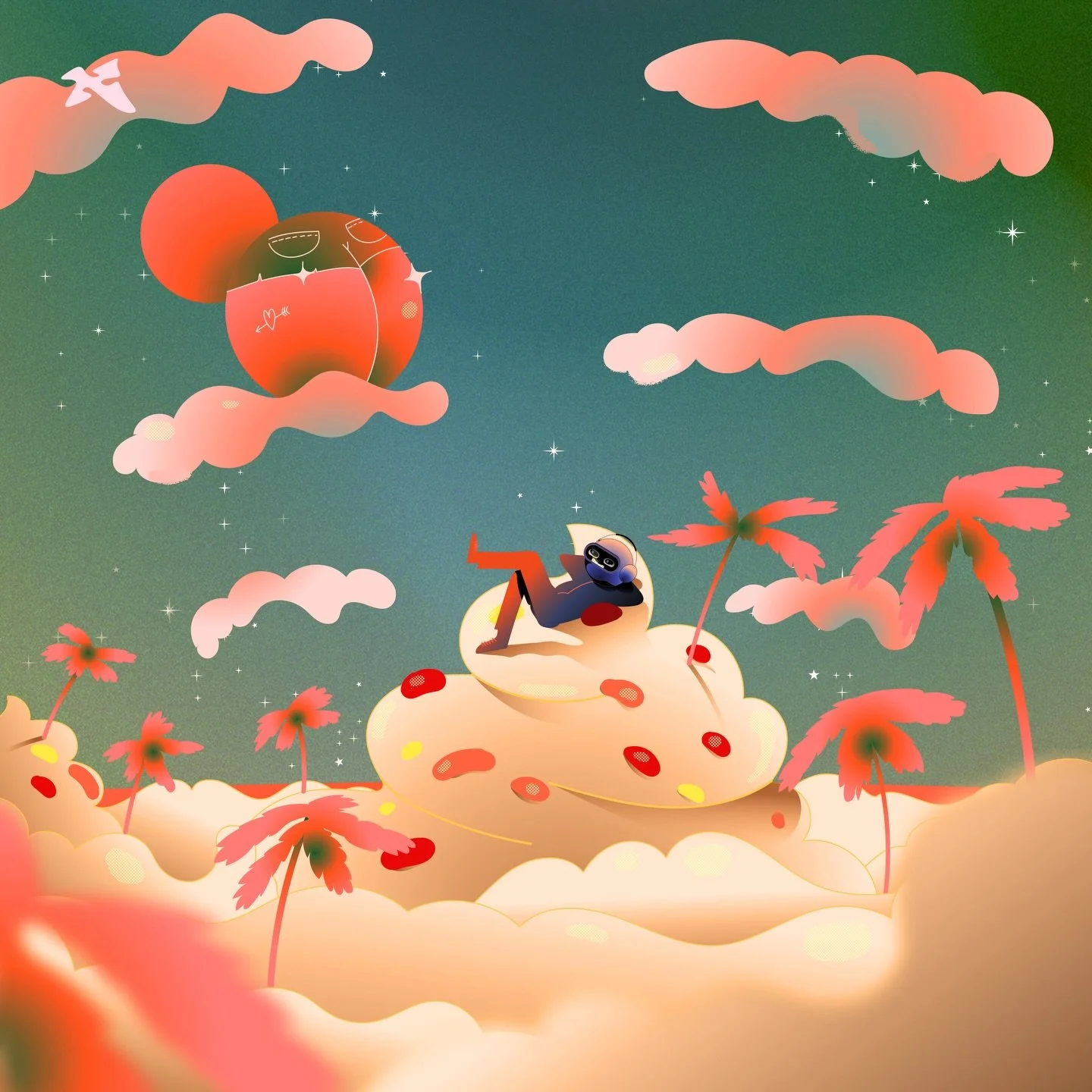 ma&ntilde;ana! MANTECADO para fans de los 🍑 y🍦

obra por @muchozorro 
prod by @shine.hn 

el ni&ntilde;o maravilla 💫