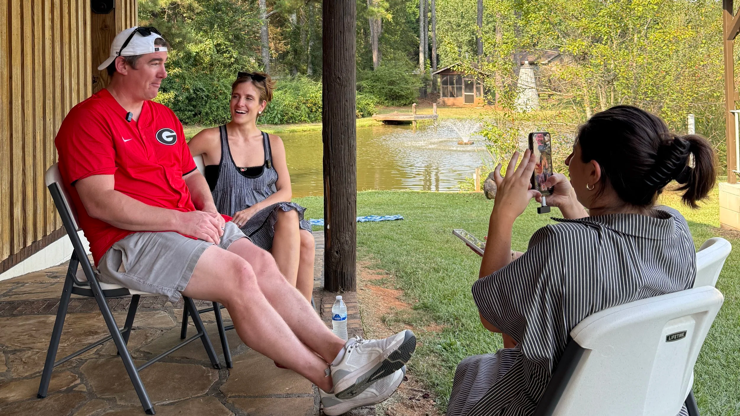Filmed The Sullivans, a TikTok influencer couple traveling through college towns on their Meals They Eat tour, during a stop at the University of Georgia, with an event held in Winterville, Georgia.