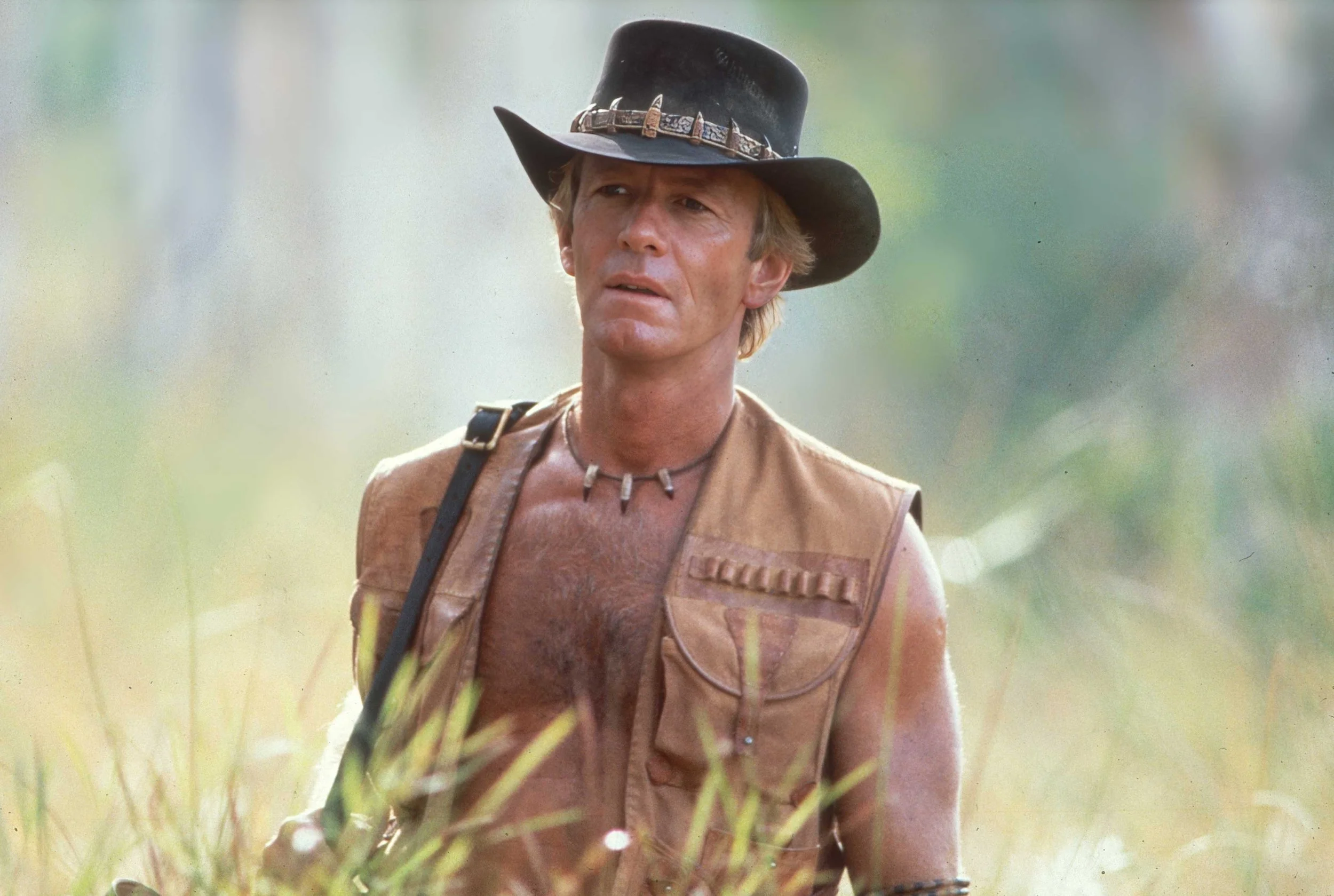 1985-RF-CD-HERO-Mick-Dundee-Mick-Walking-through-the-bush-handscome-Green-background.jpg