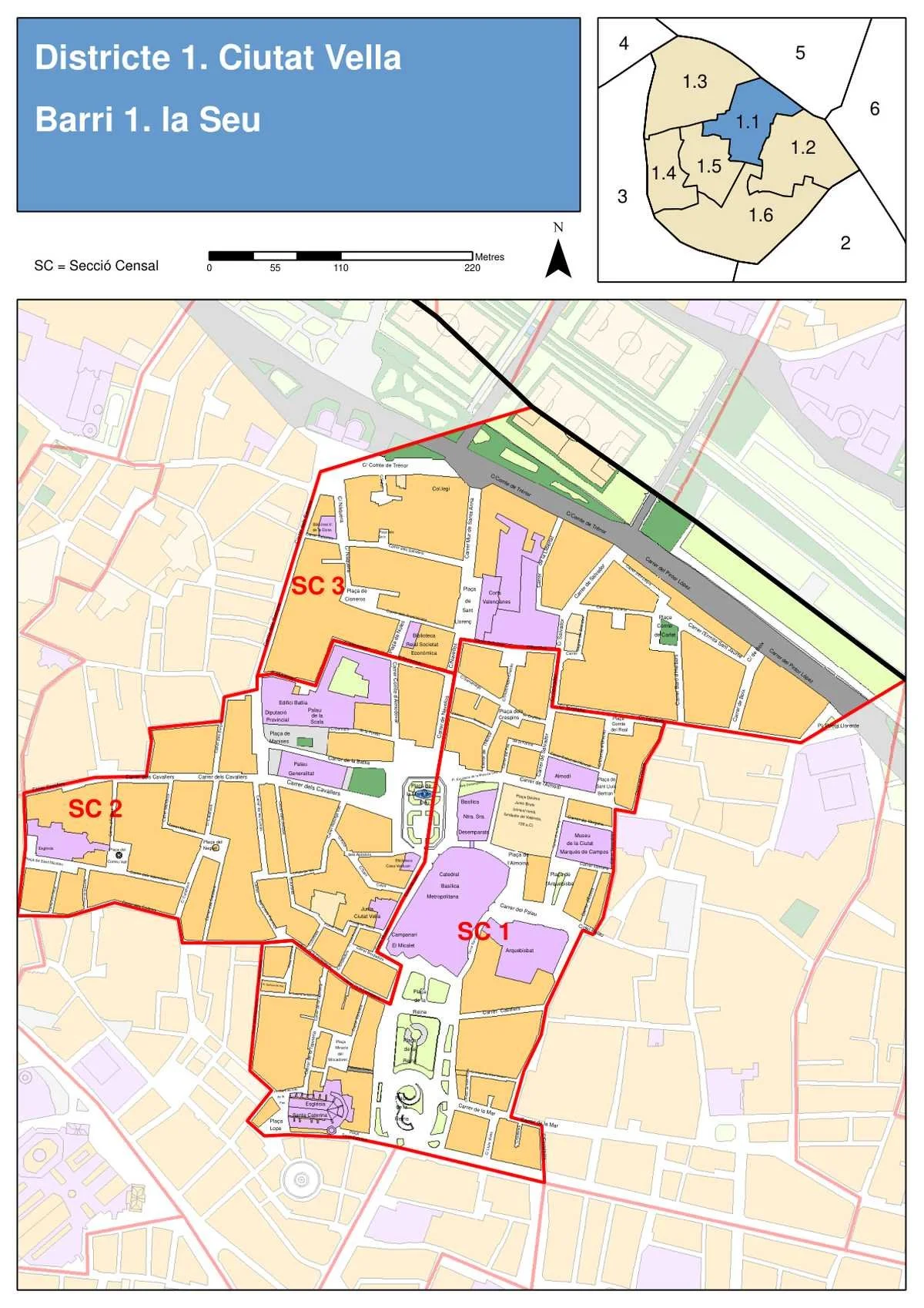 El Pla del Remei Neighborhood Map