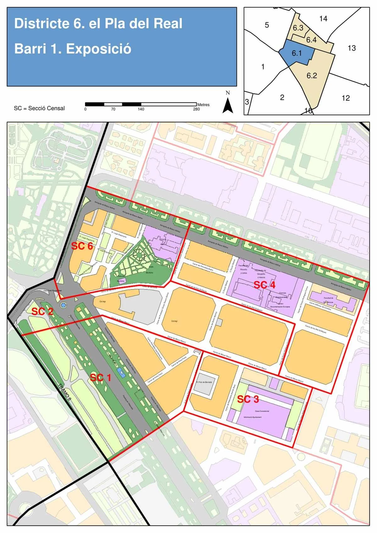 Exposicio Neighborhood Map