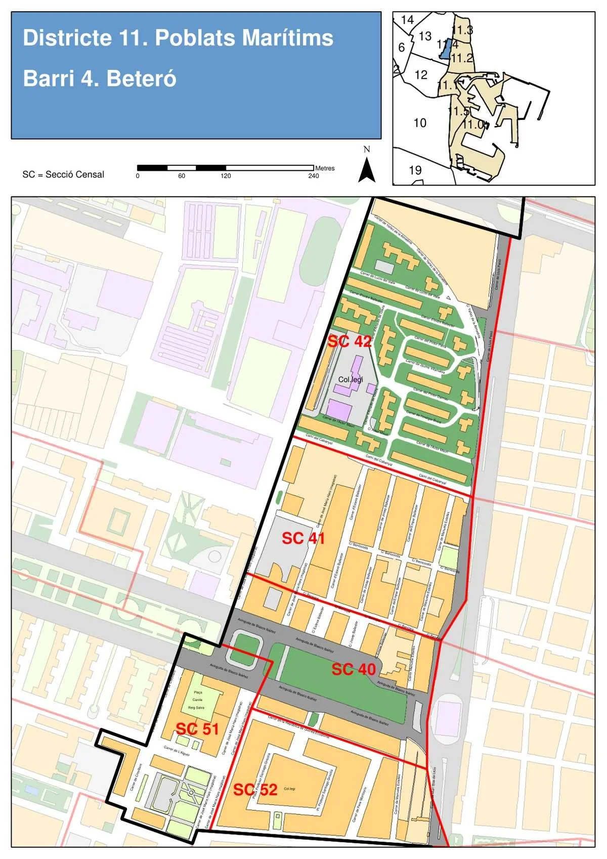 Betero Neighborhood Map