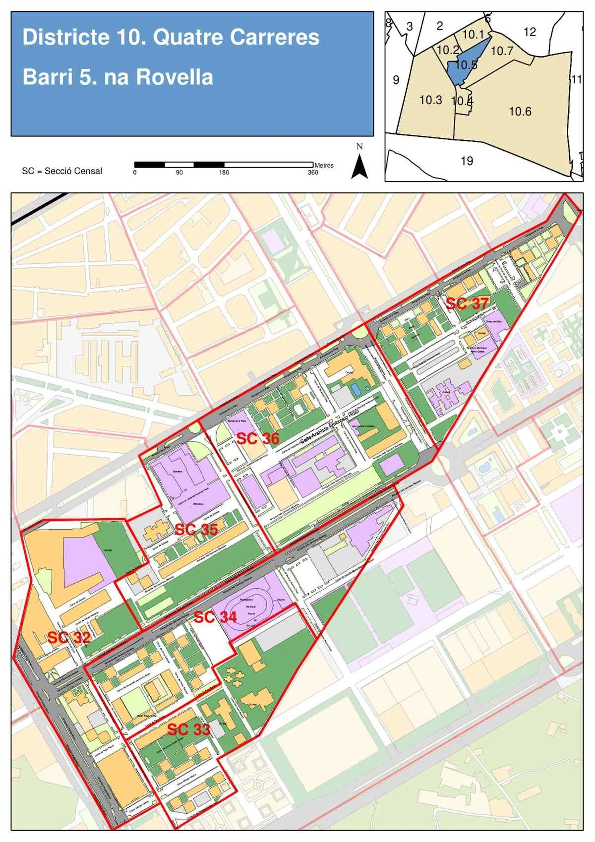 na Rovella Neighborhood Map