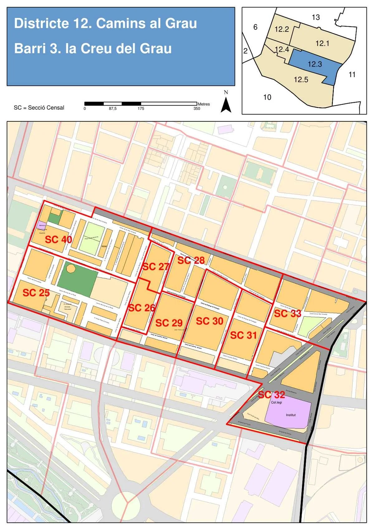 La Creu del Grau Neighborhood Map